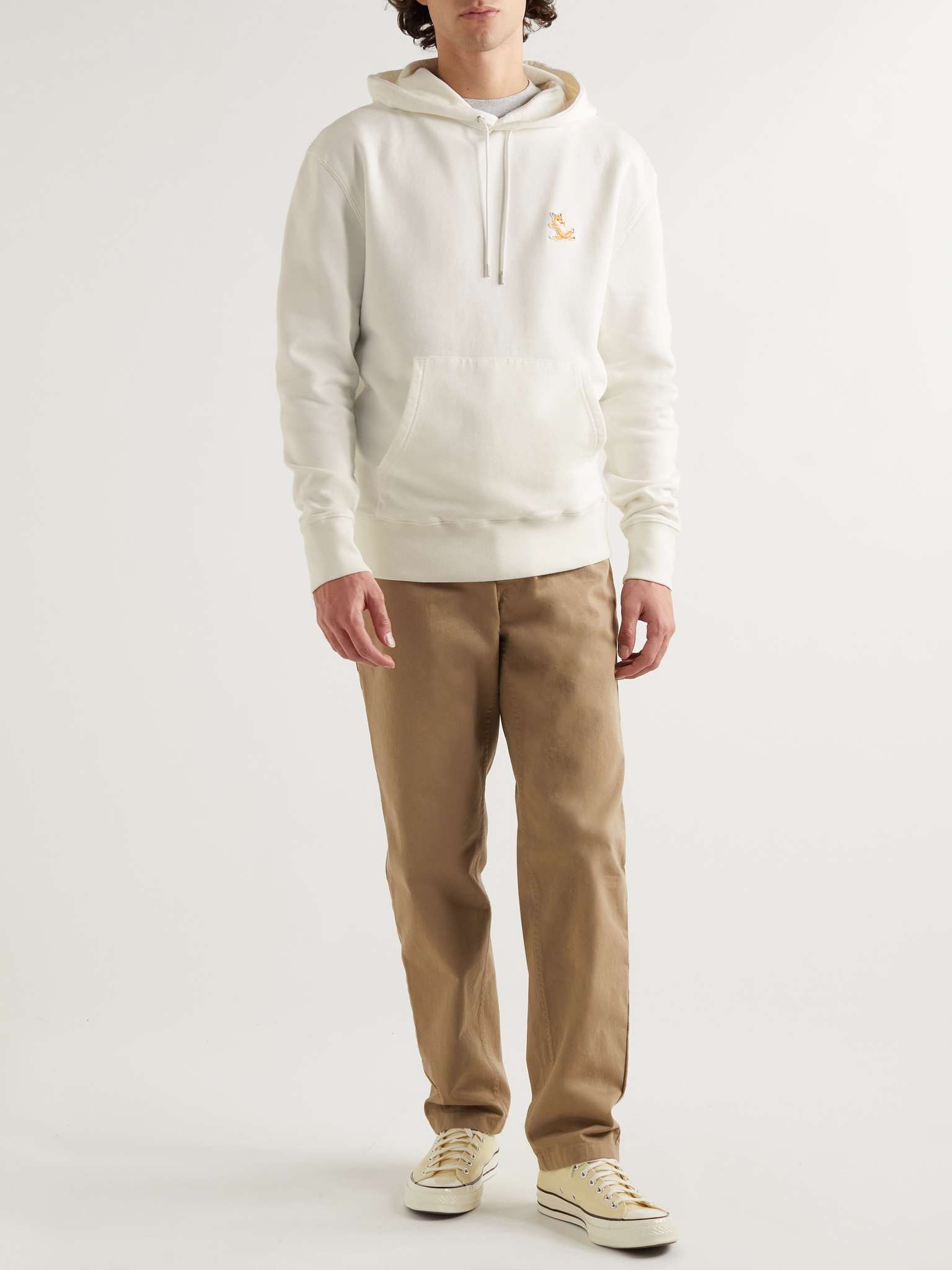 Chillax Fox Logo-Appliquéd Cotton-Jersey Hoodie - 2