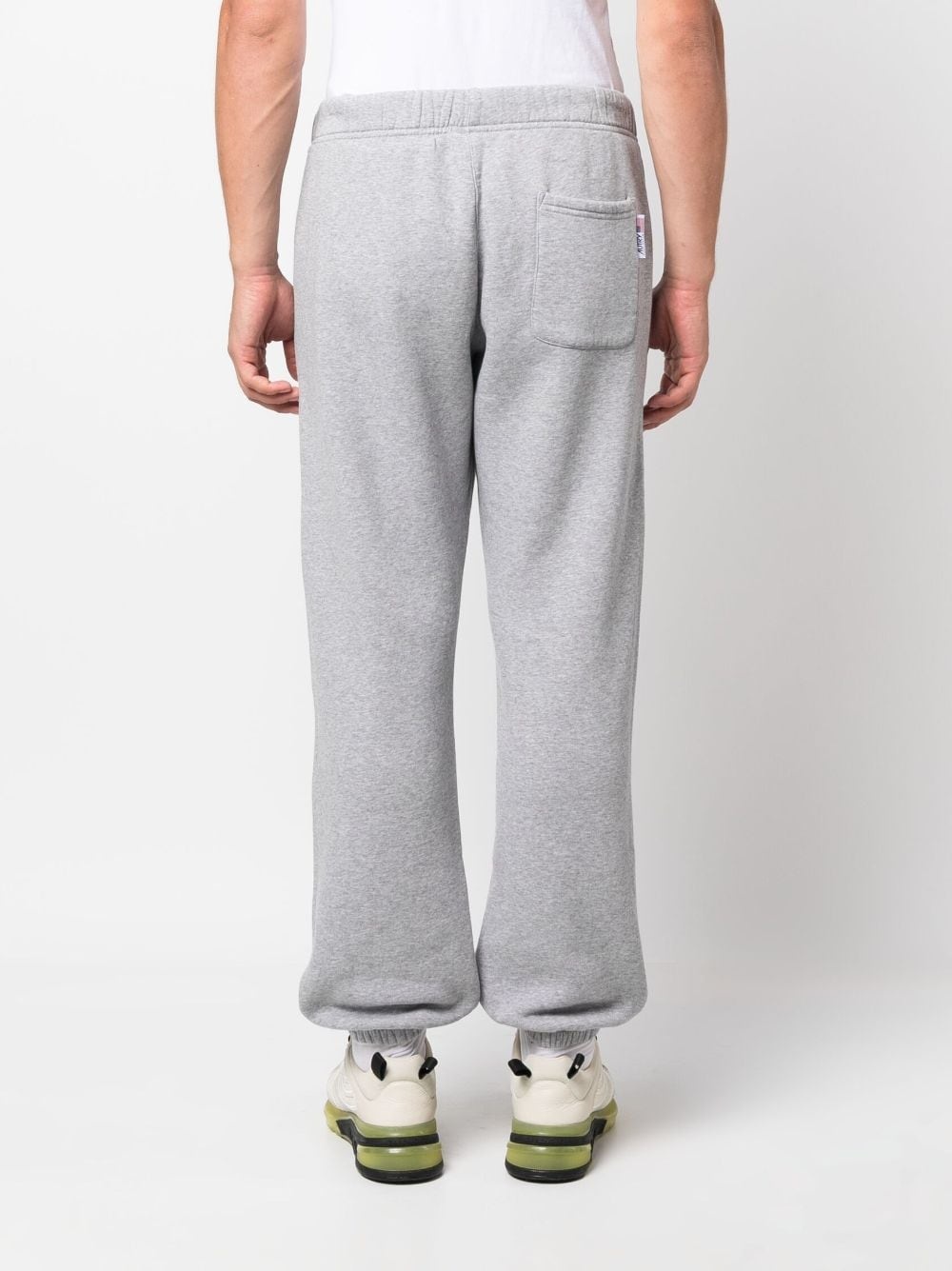 logo-print cotton track pants - 4