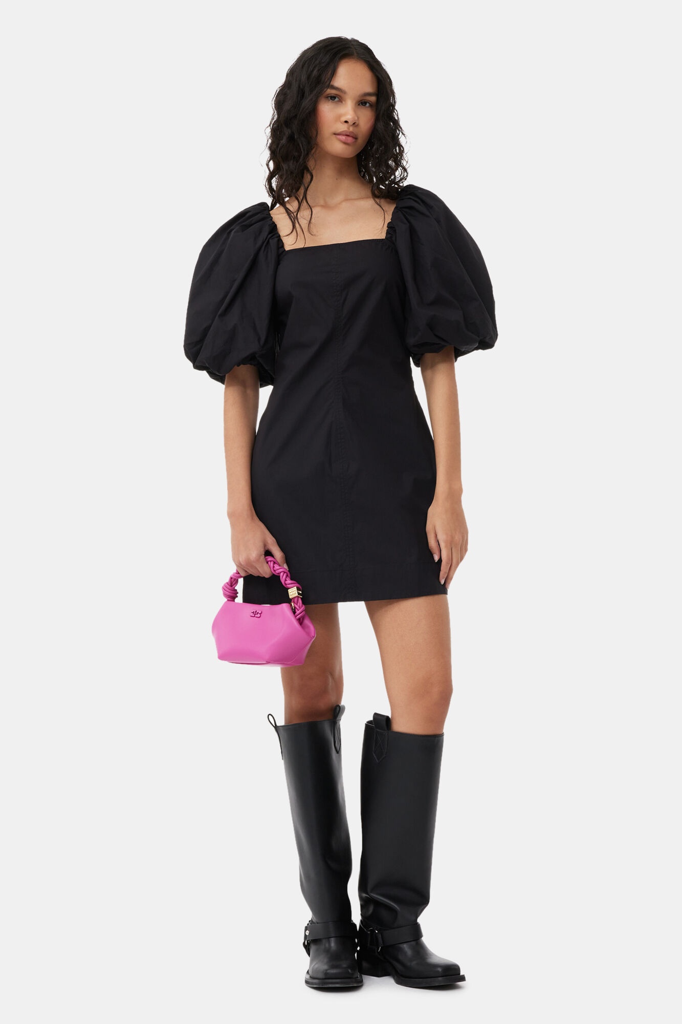 PINK MINI GANNI BOU BAG - 4