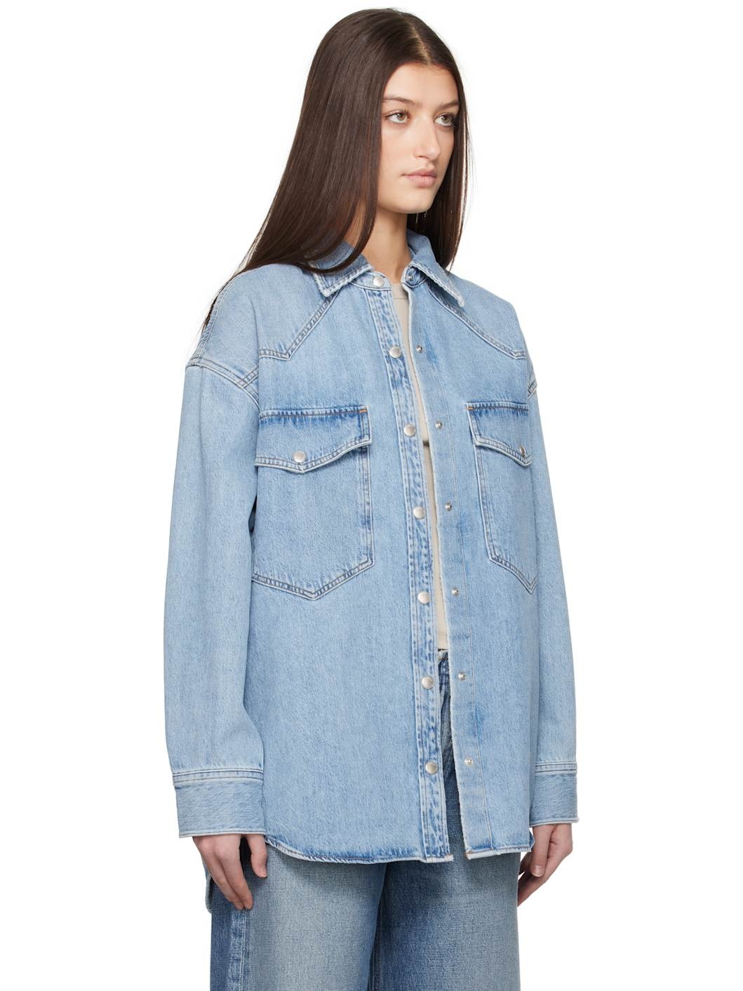 Blue Lotta Denim Shirt - 2