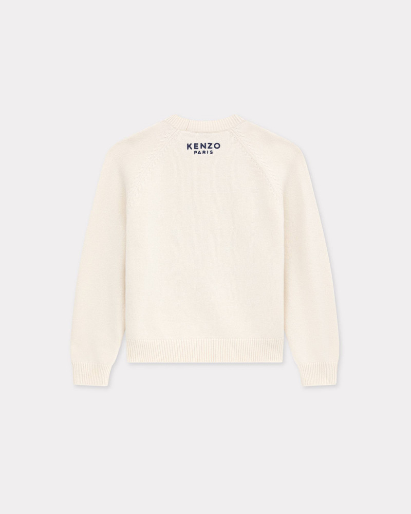 KENZO 'Boke Flower' embroidered jumper in wool outlook
