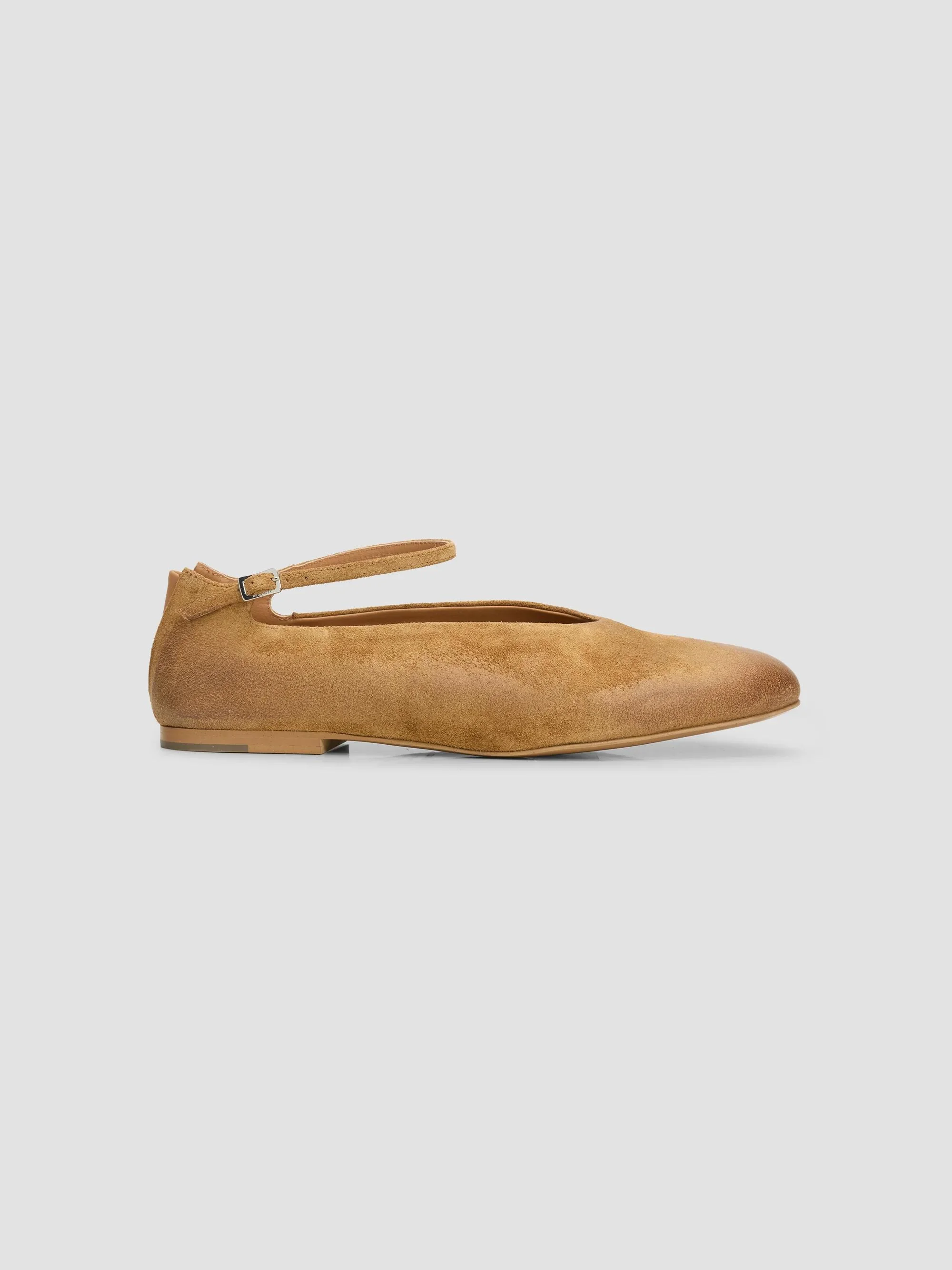 Women's Elyss Suede Ballet Shoes - Walnut - 1