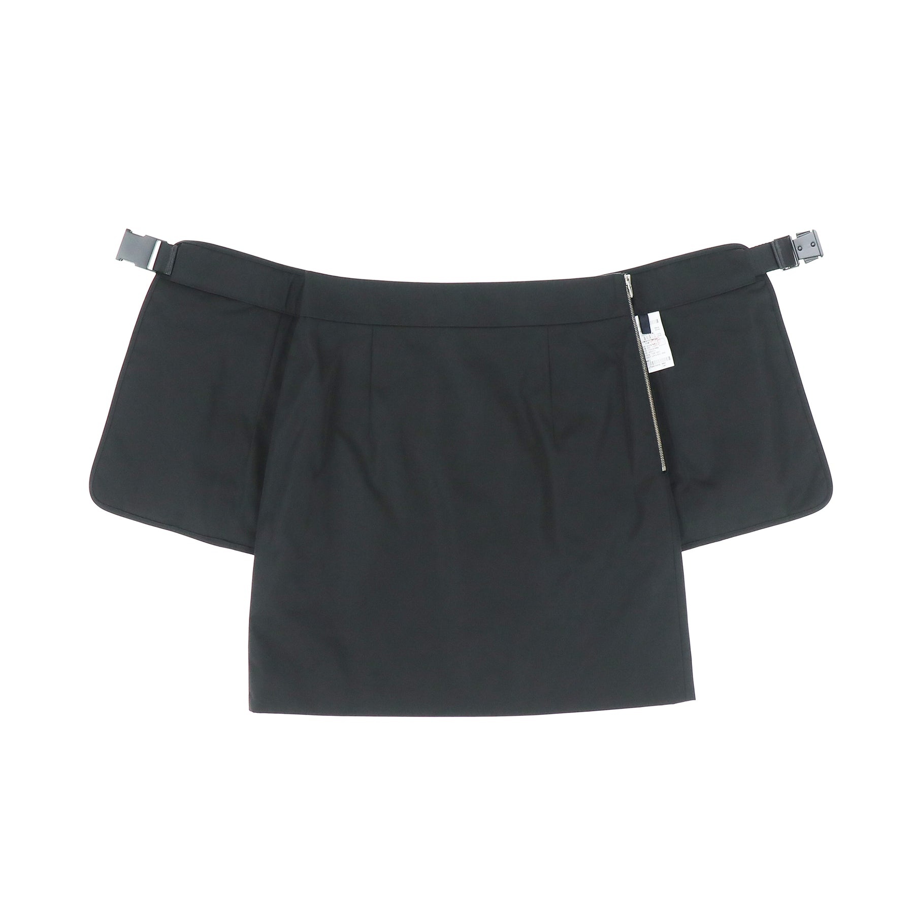 MINI SKIRT WITH UTILITY BELT BAG / BLK - 4