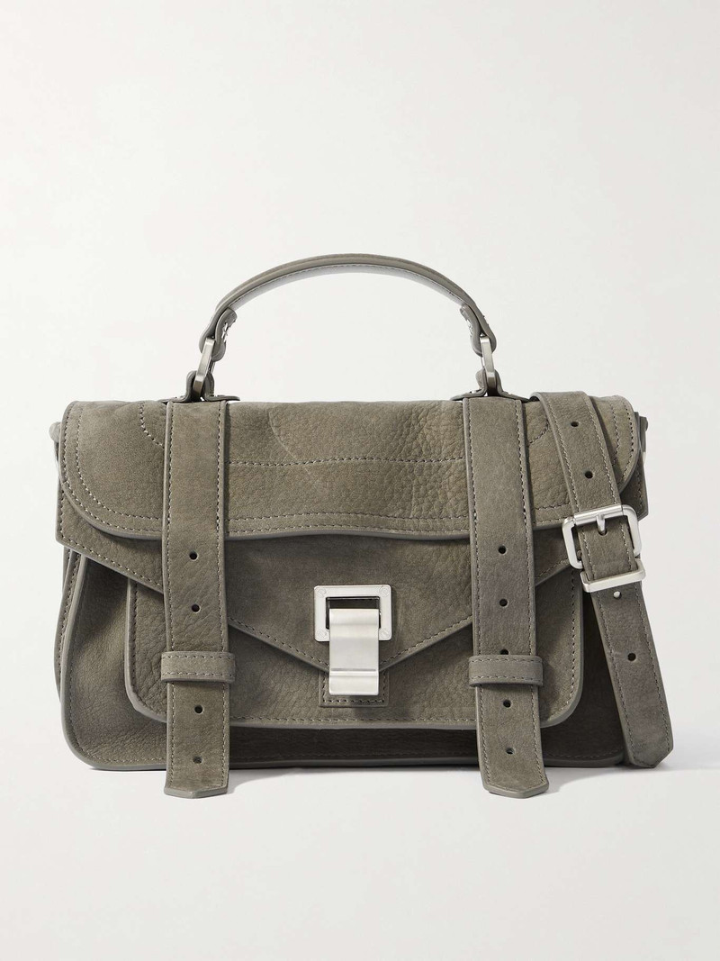 The PS1 Tiny leather satchel Green 1