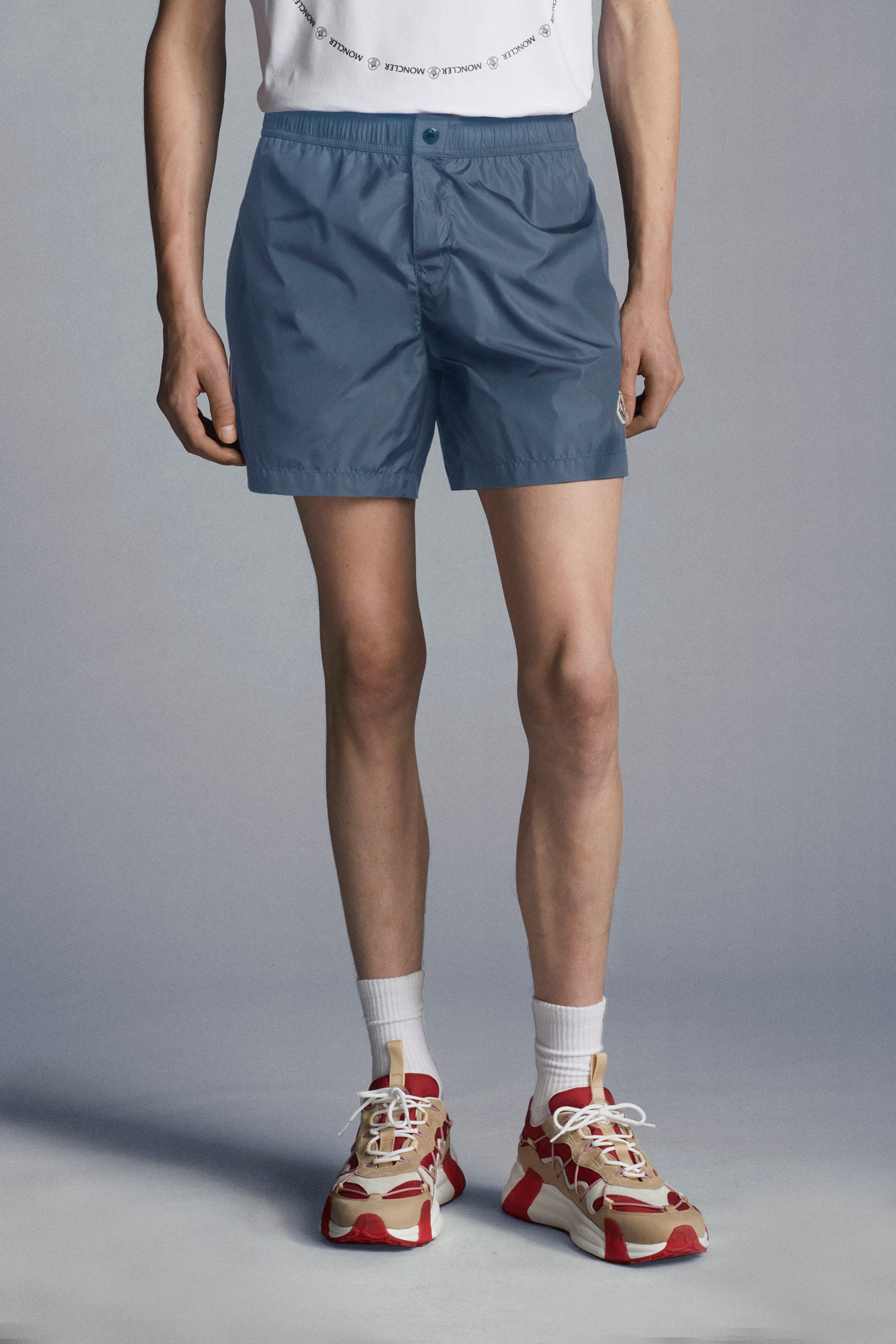 Tricolor Detail Swim Shorts - 3