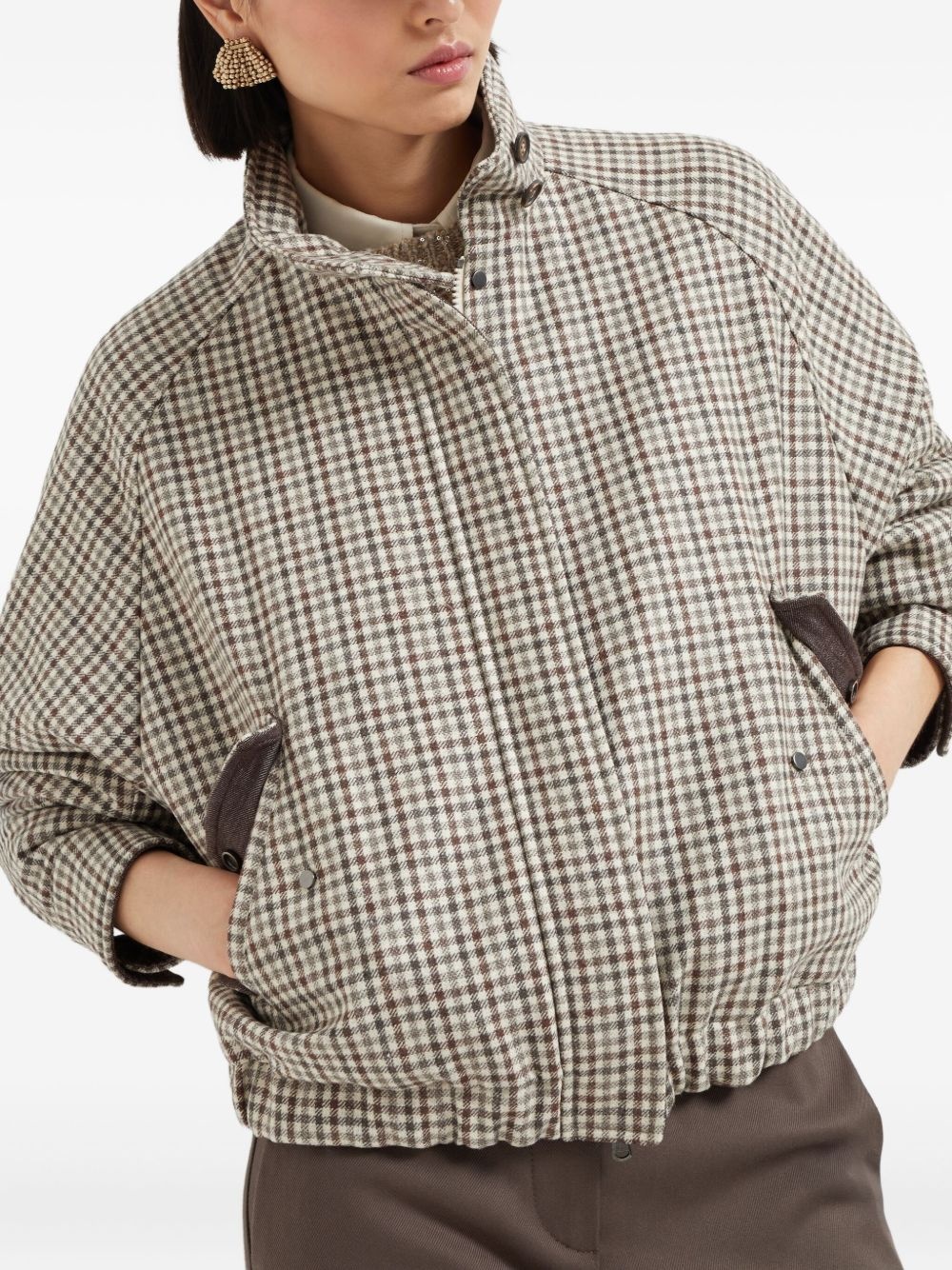 checked flannel jacket - 4