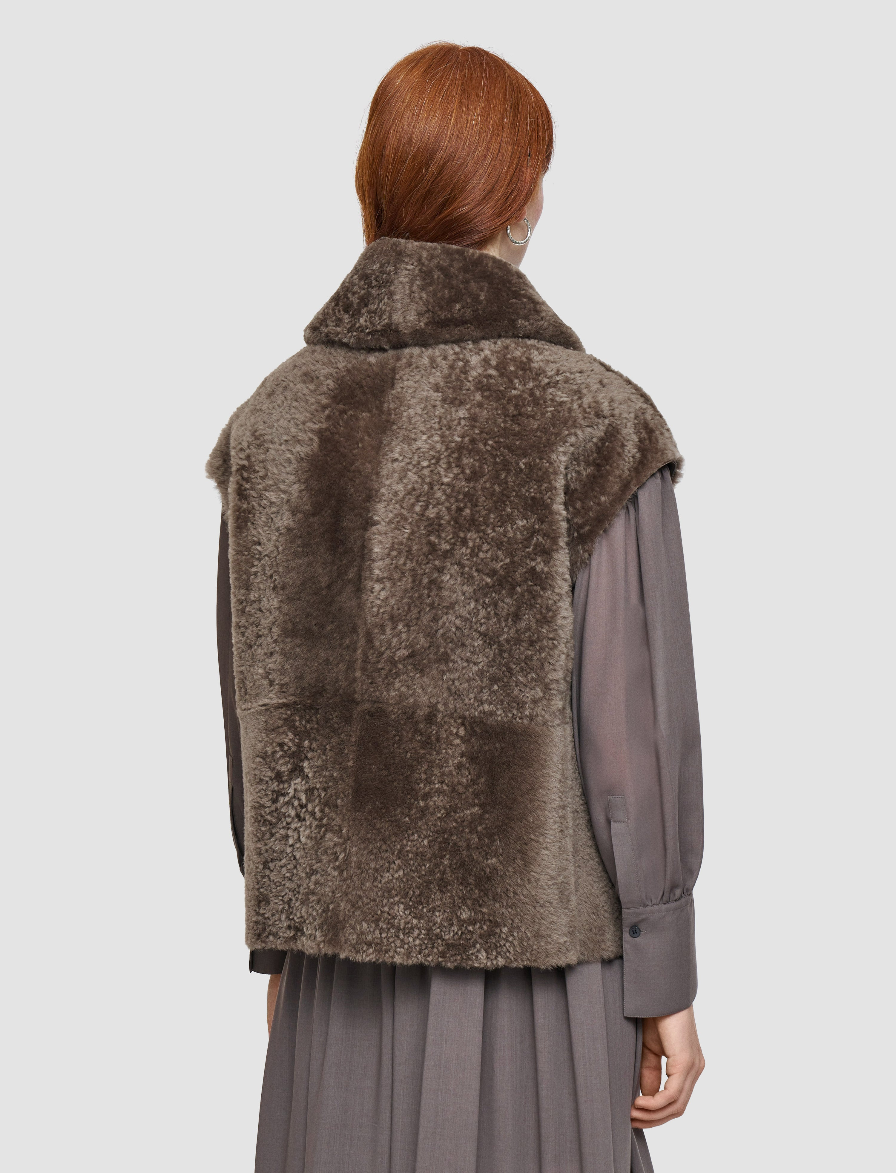 Molin Reversible Shearling Gilet - 5