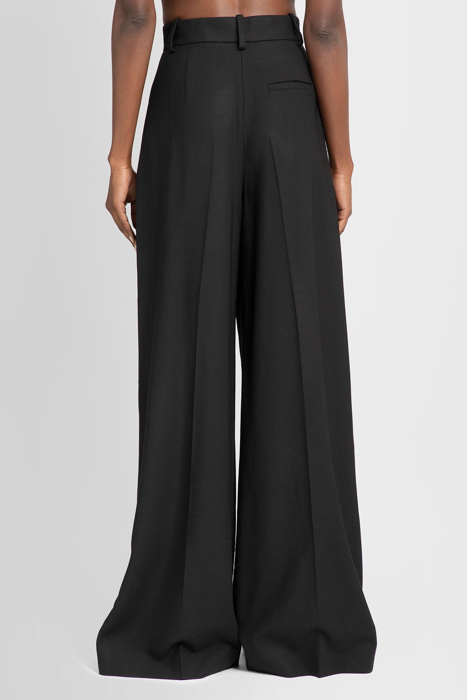 KHAITE WOMAN BLACK TROUSERS - 4