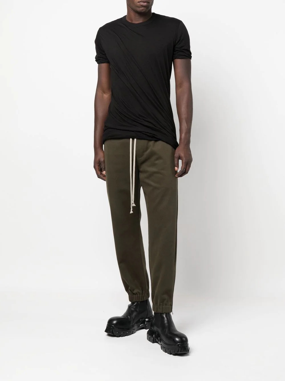 cropped track trousers - 2