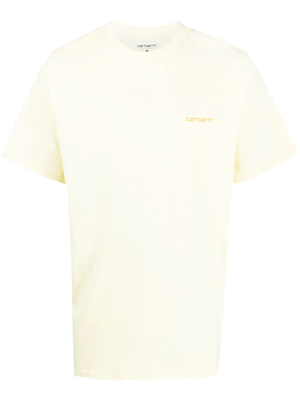 Script embroidered-logo T-shirt - 1