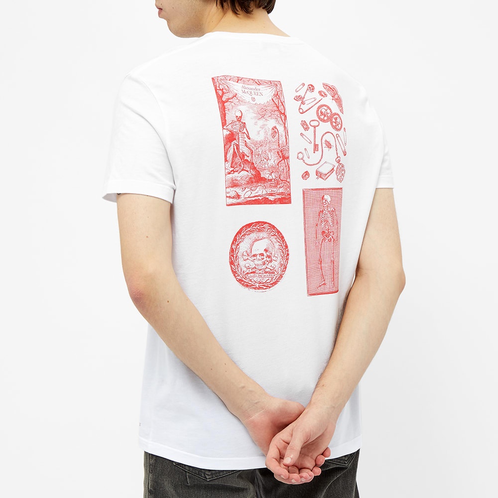 Alexander McQueen Safety Pin Print Tee - 5