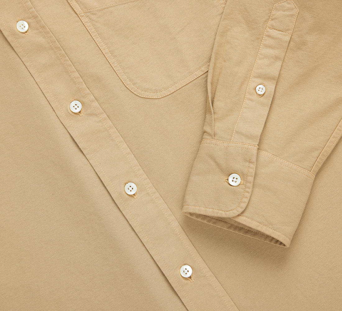 Big Oxford Shirt - Safari Tan - 4