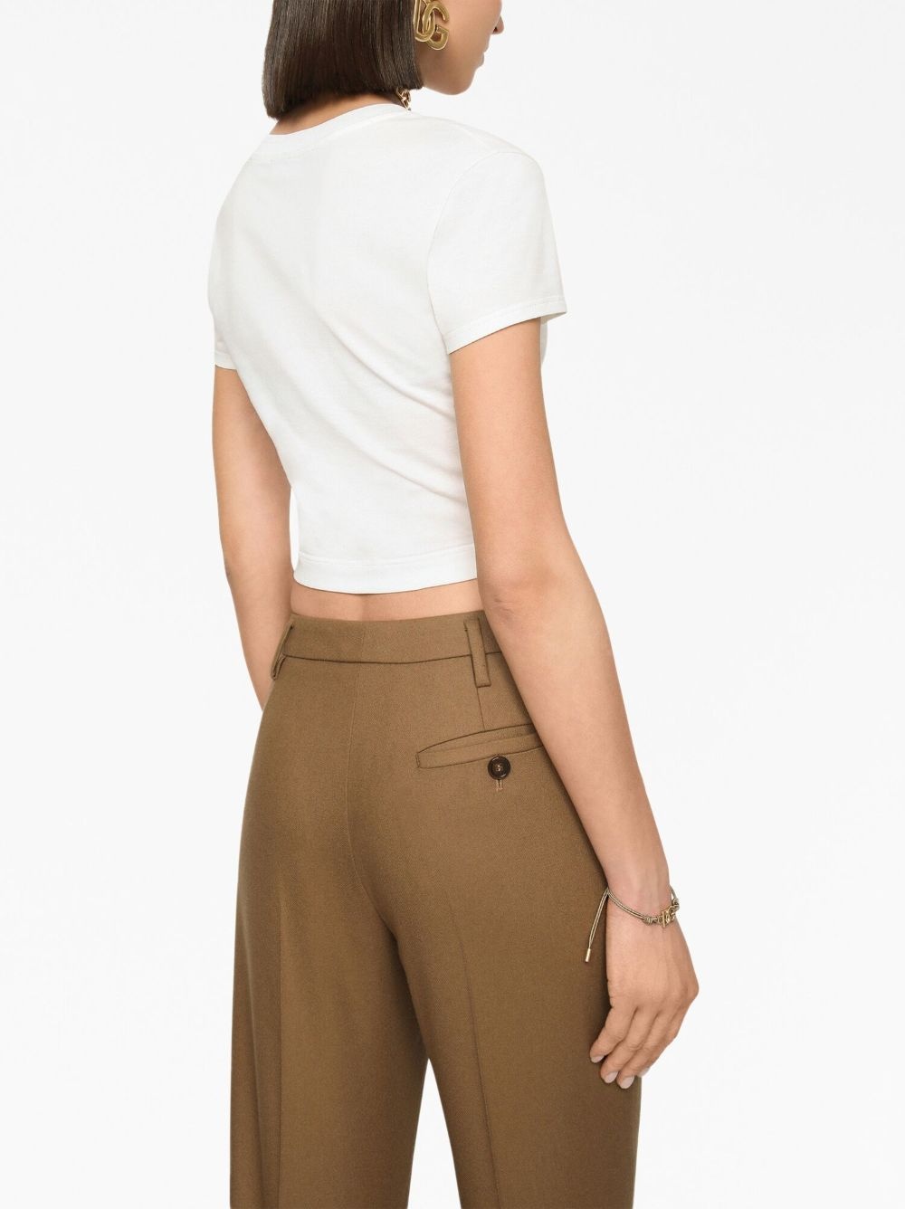 logo-embroidered stretch-cotton T-shirt - 6