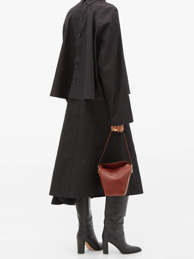 Lemaire Folded small leather shoulder bag outlook