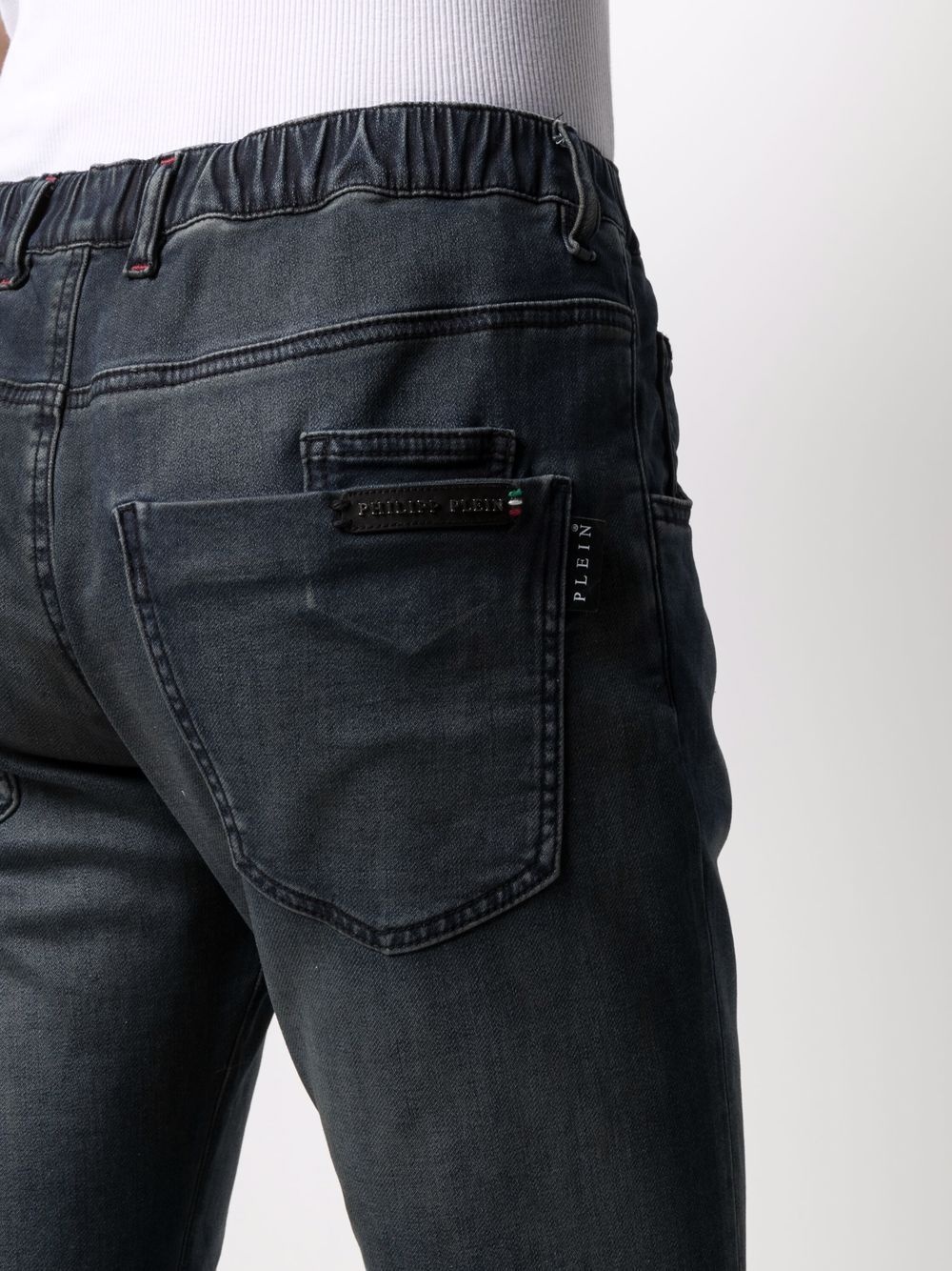 slim-cut jogging jeans - 5