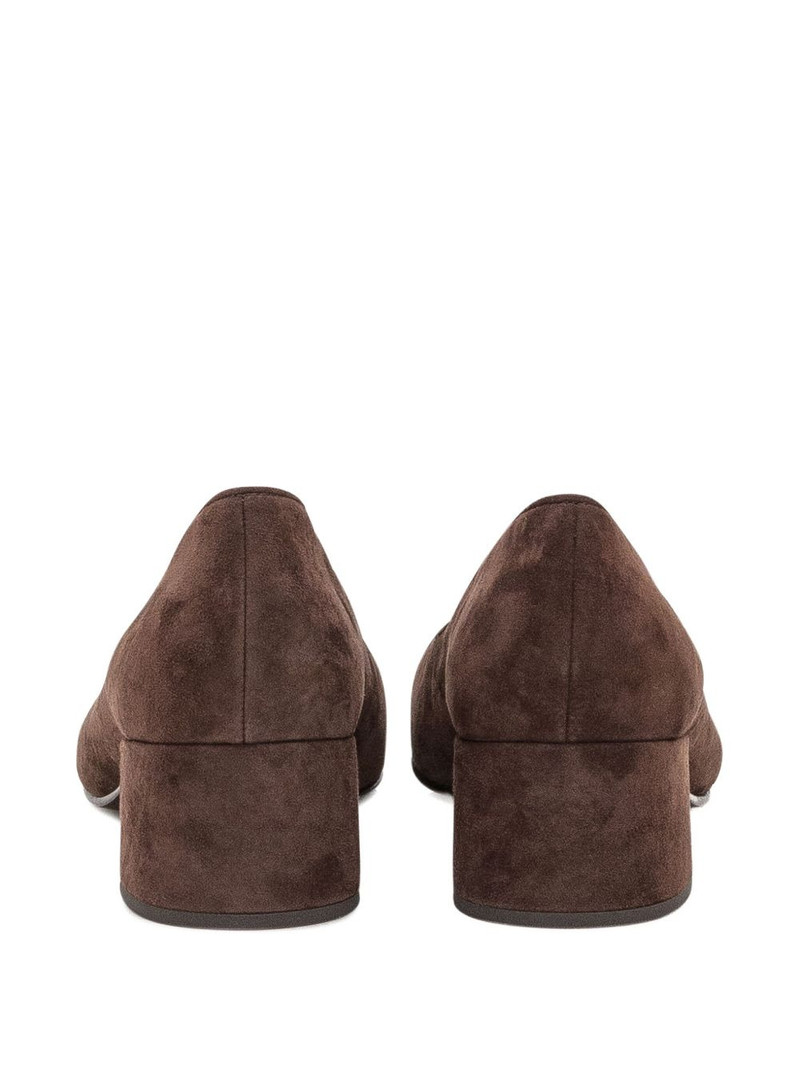45mm suede heeled pumps 4