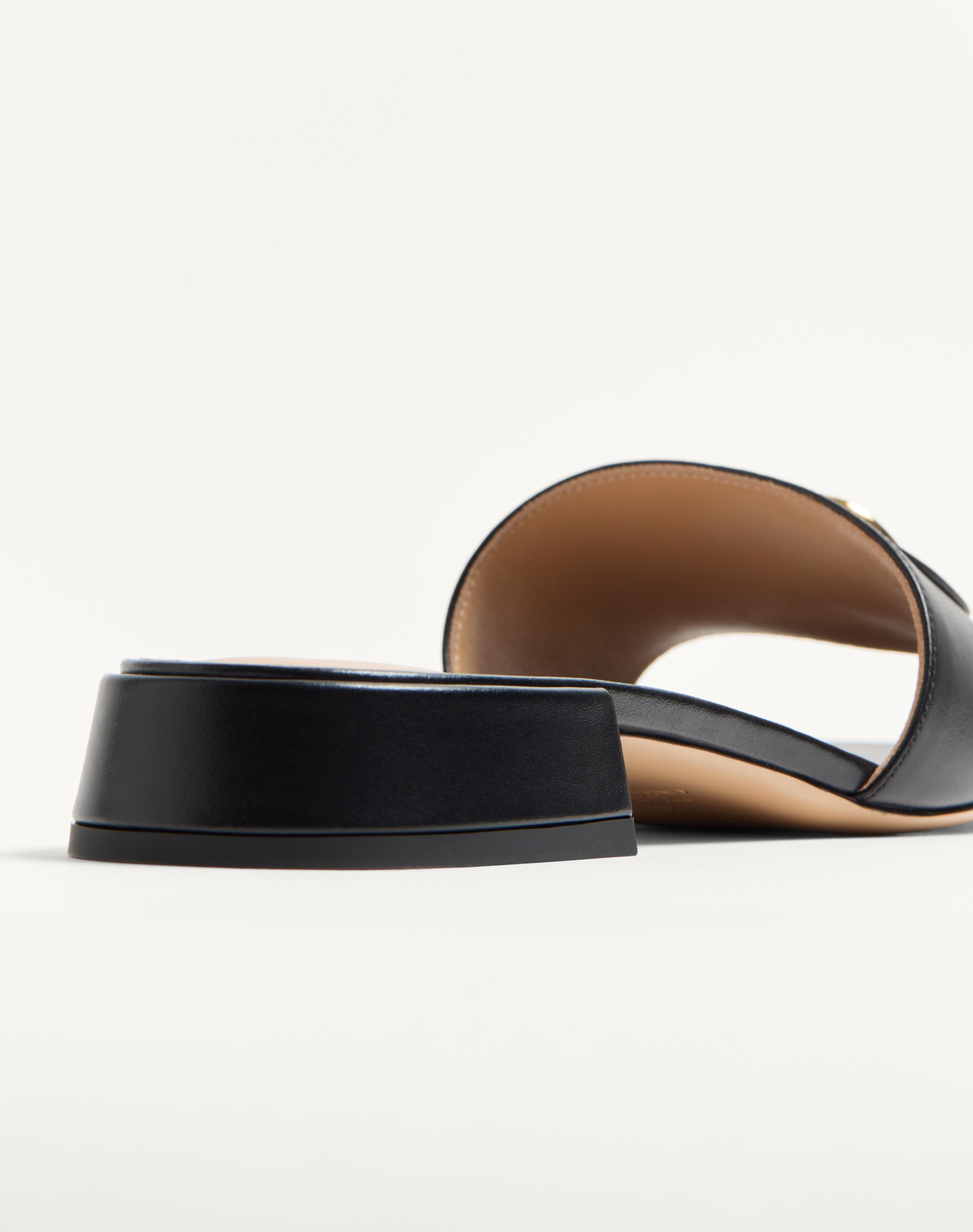 VLOGO SIGNATURE SLIDE SANDAL IN CALFSKIN 20MM - 6