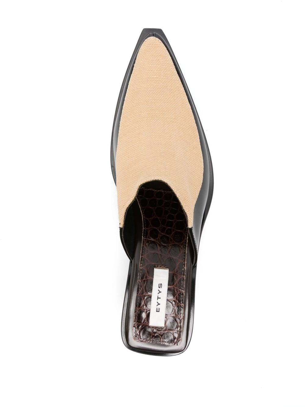 65mm panelled mules - 4