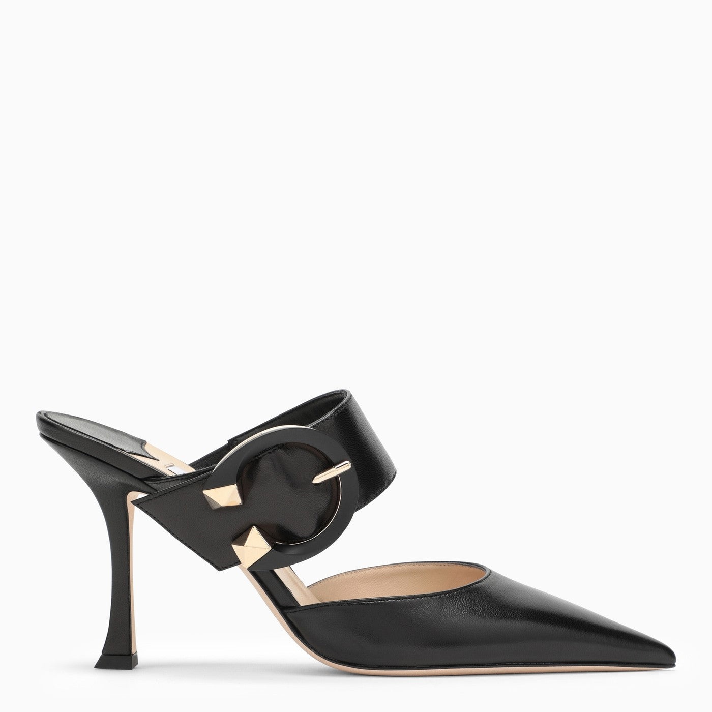 Jimmy Choo Magie 90 Black Mule - 1