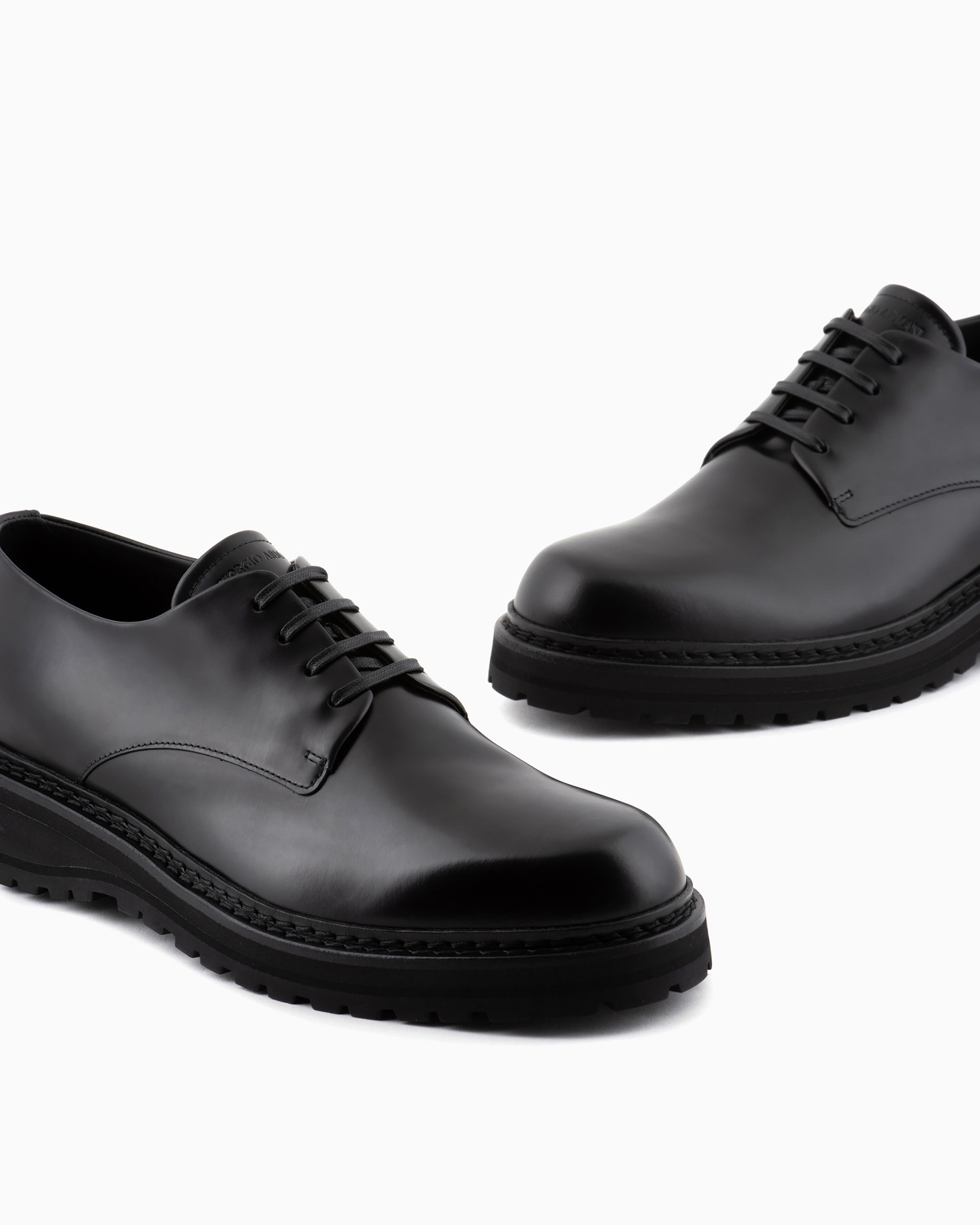 Leather Derby shoes - 5