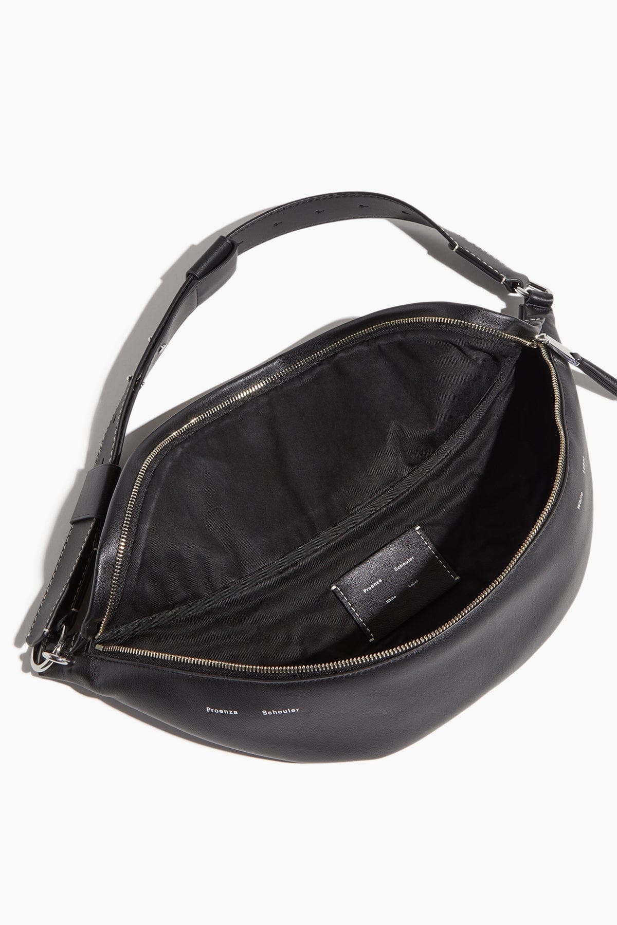 Stanton Leather Sling Bag in Black - 4