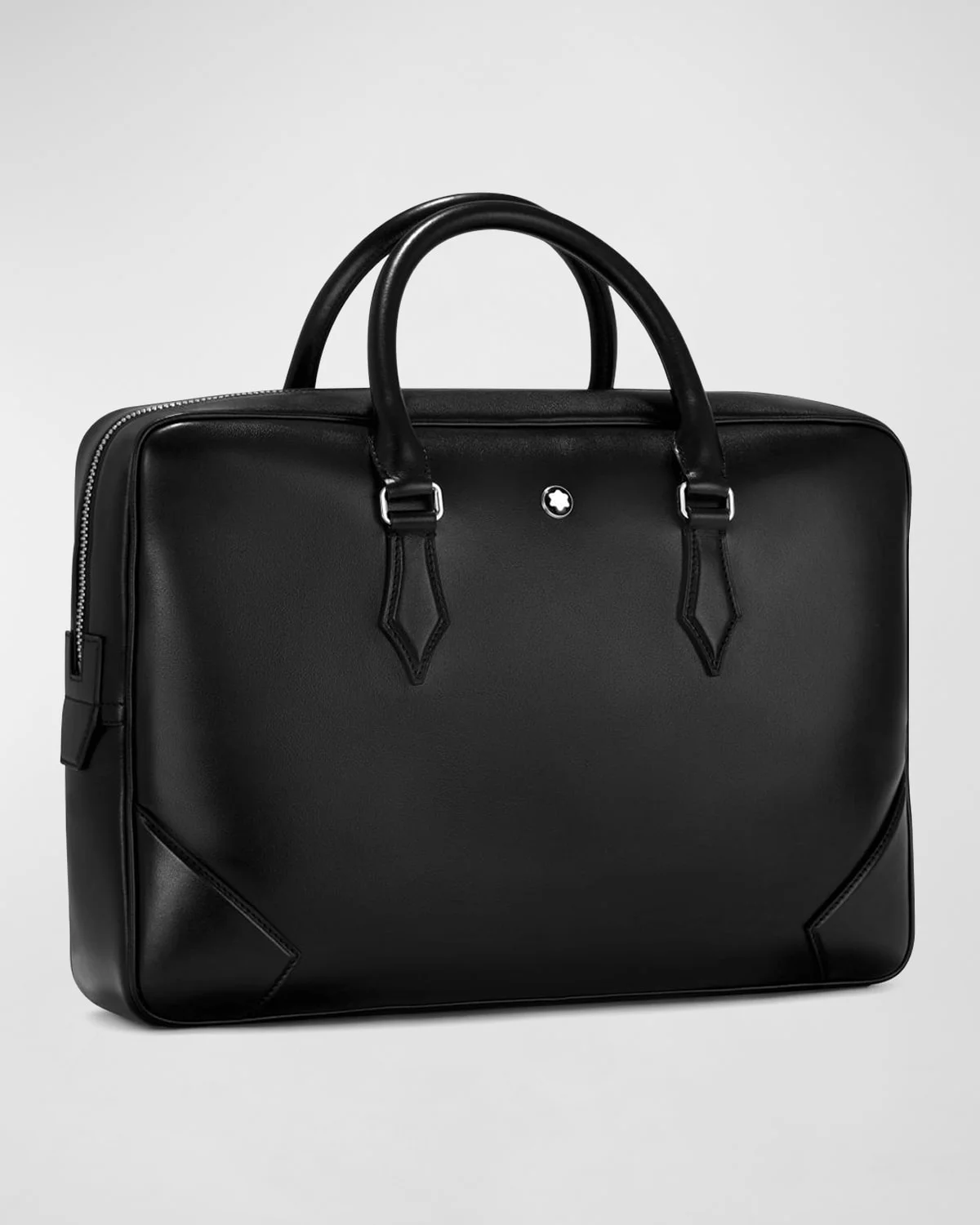 Men's Meisterstück Document Case Leather Briefcase Bag - 1
