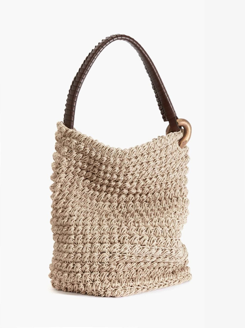 LARGE JWA CORNER BUCKET - TOP HANDLE BAG 1