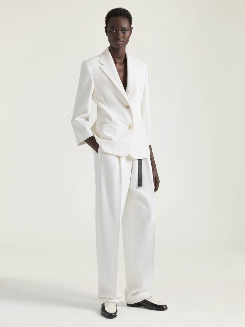 Givenchy DOUBLE PLEAT PANTS IN WOOL outlook