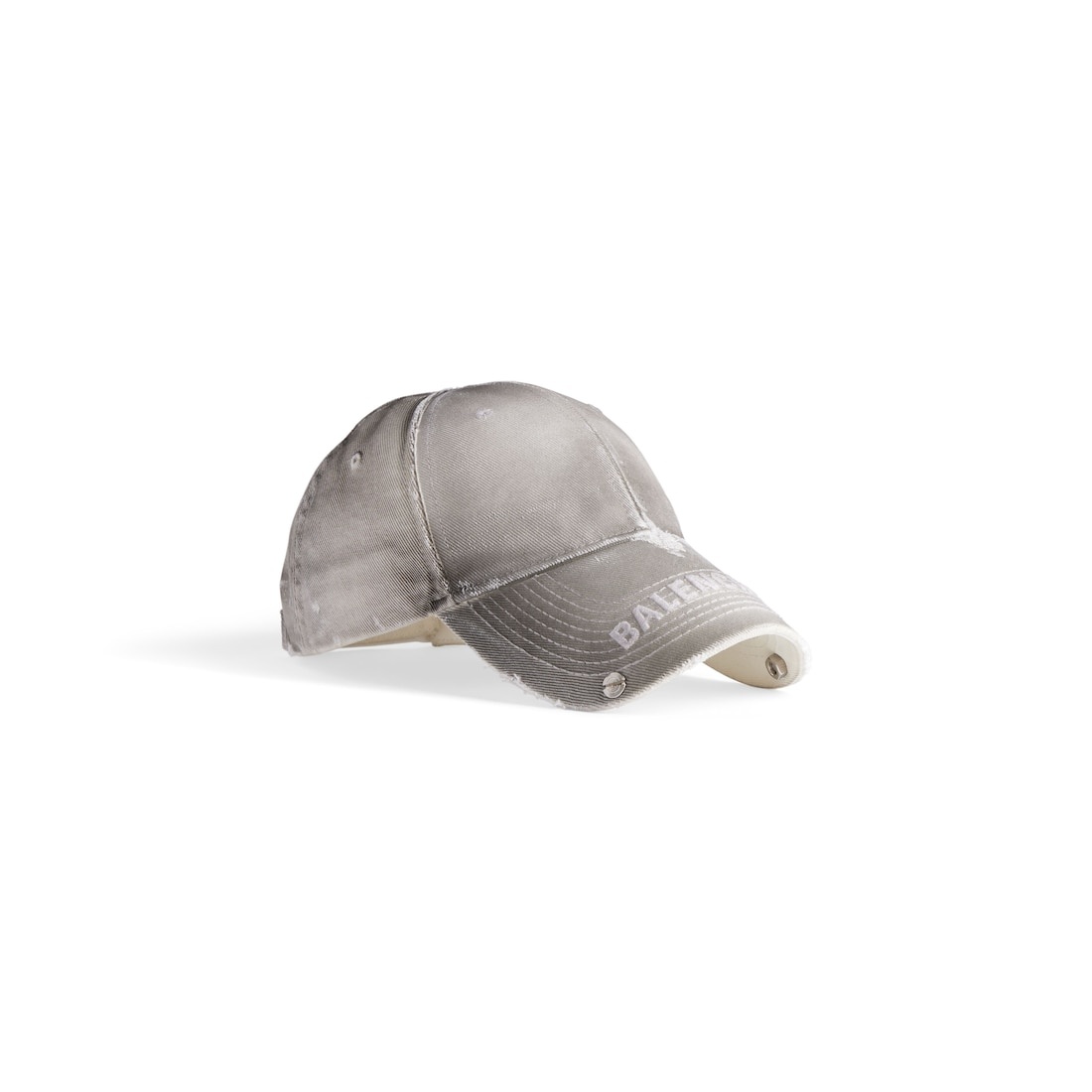 Women's Studded Cap in White - 2