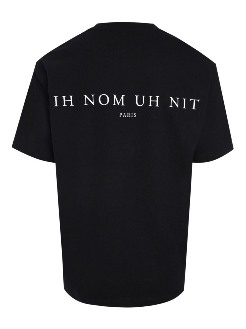 ih nom uh nit graphic-print cotton T-shirt outlook