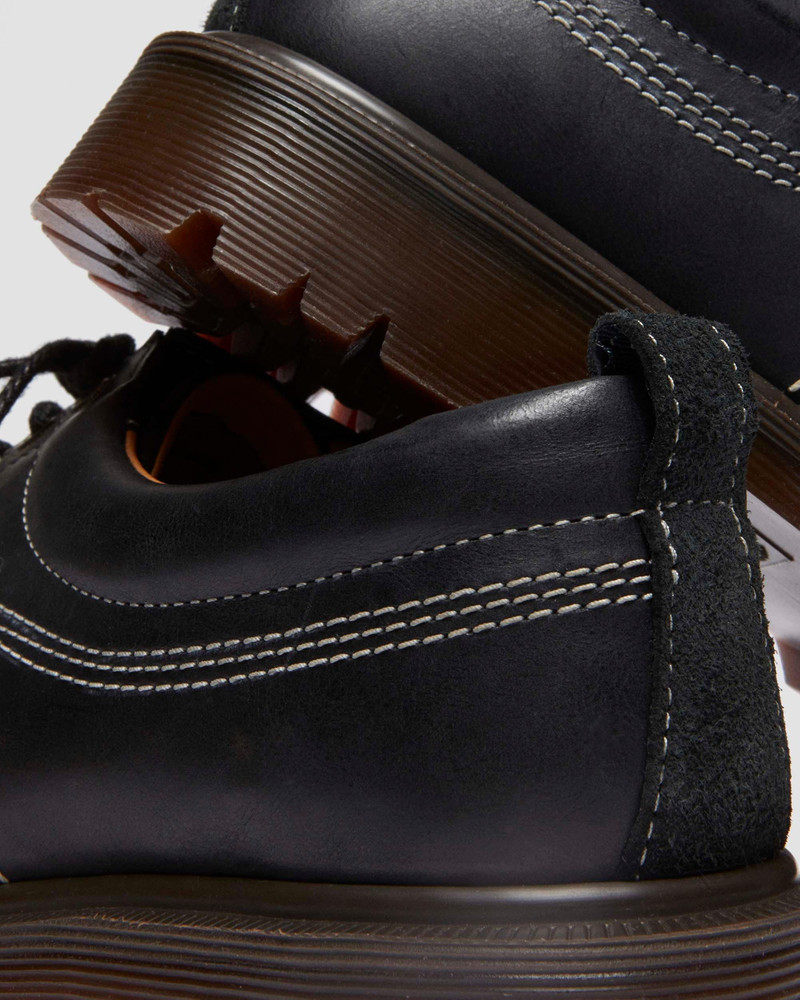 Lowell mixed material moc toe shoes 4
