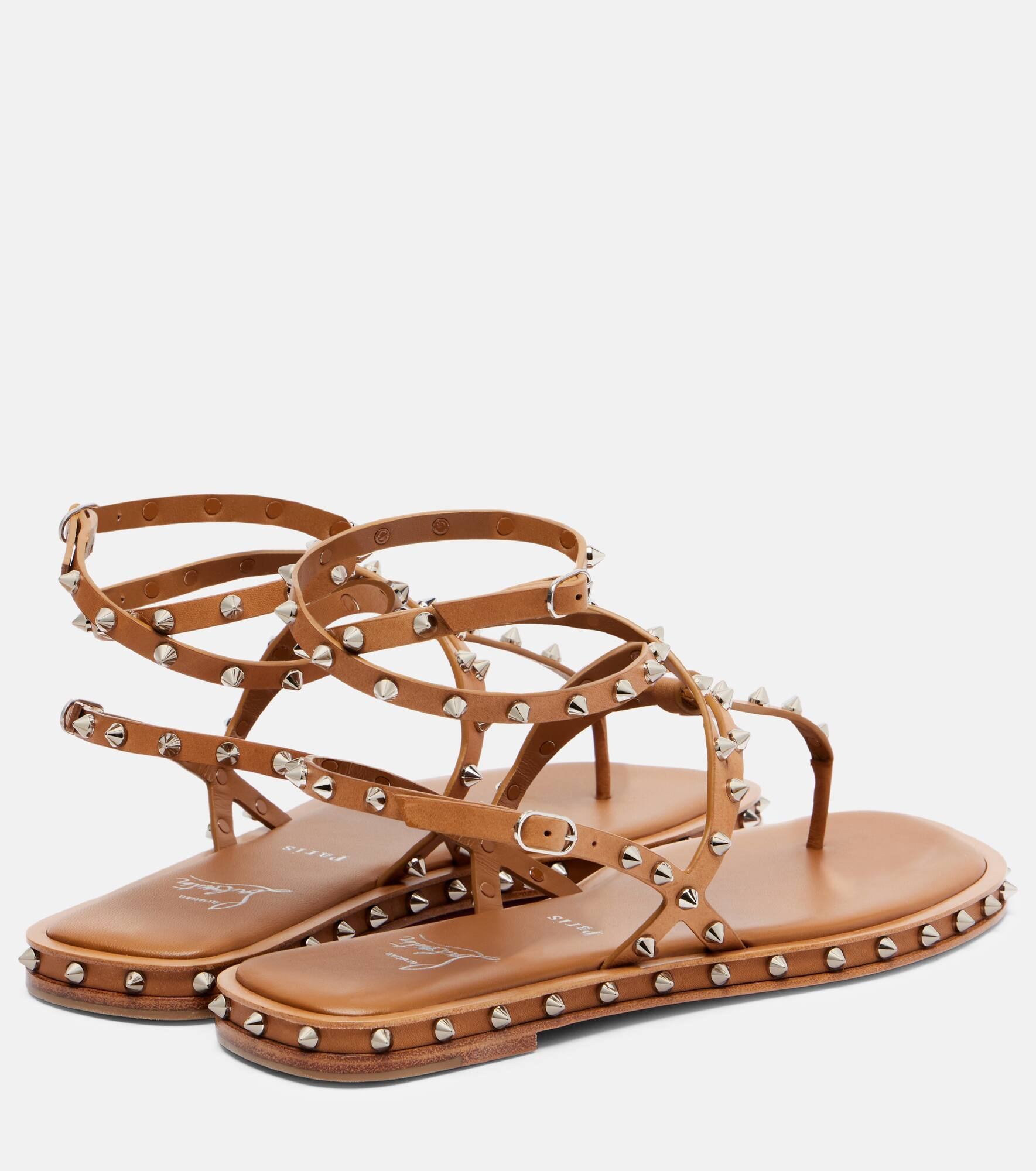 Bombina spiked leather sandals - 2