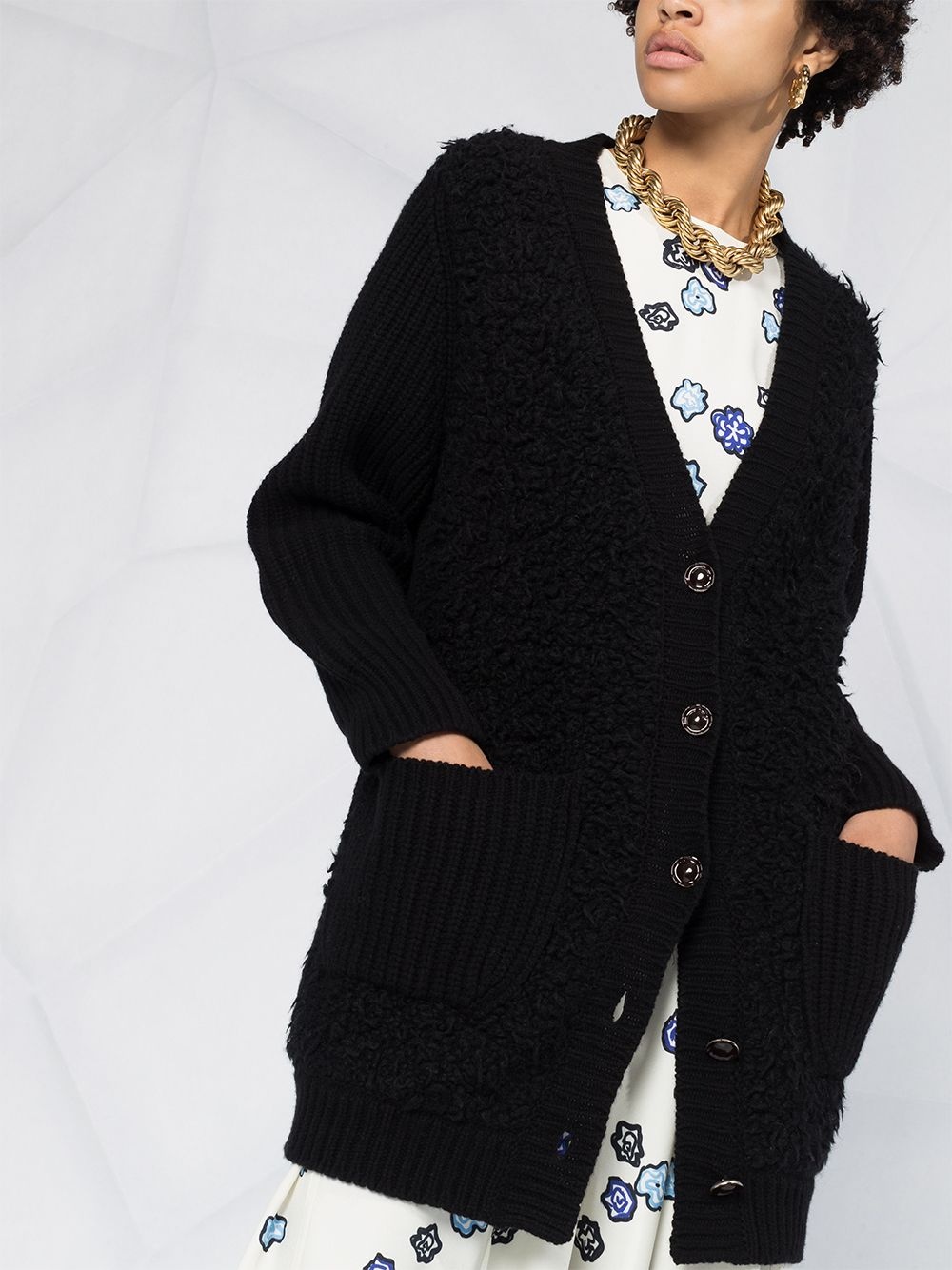 cashmere knit cardigan - 5