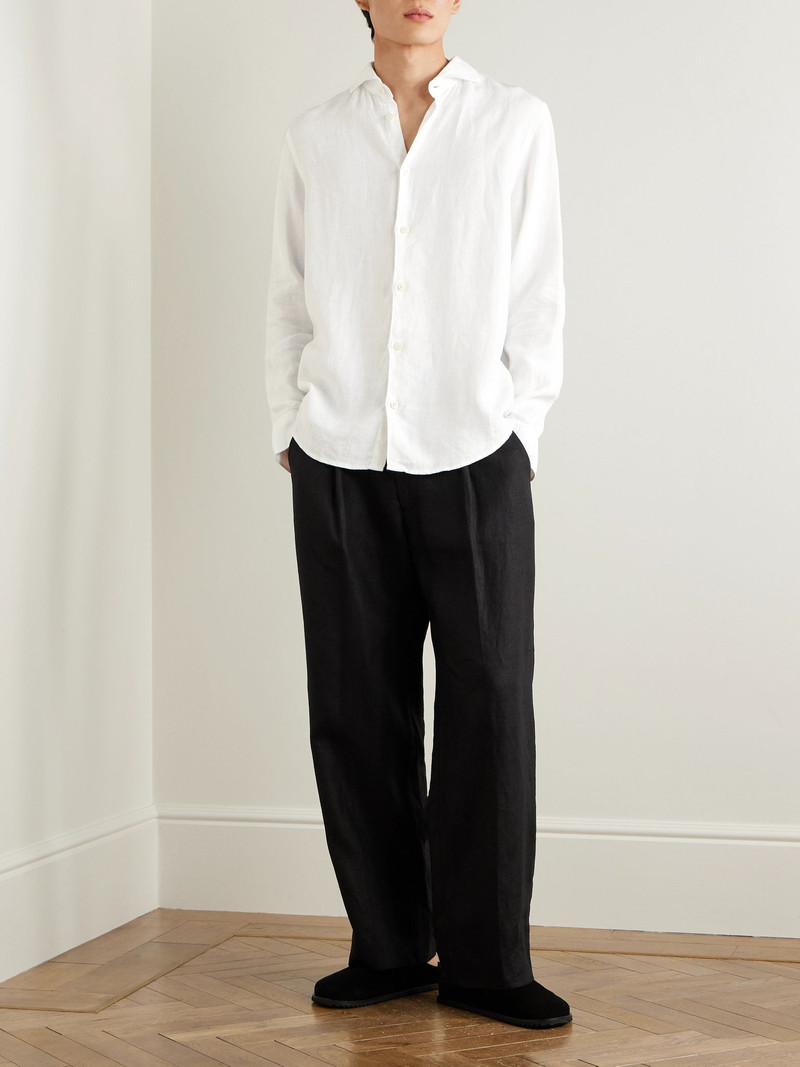 NN07 Andrew 5708 Linen Shirt White outlook