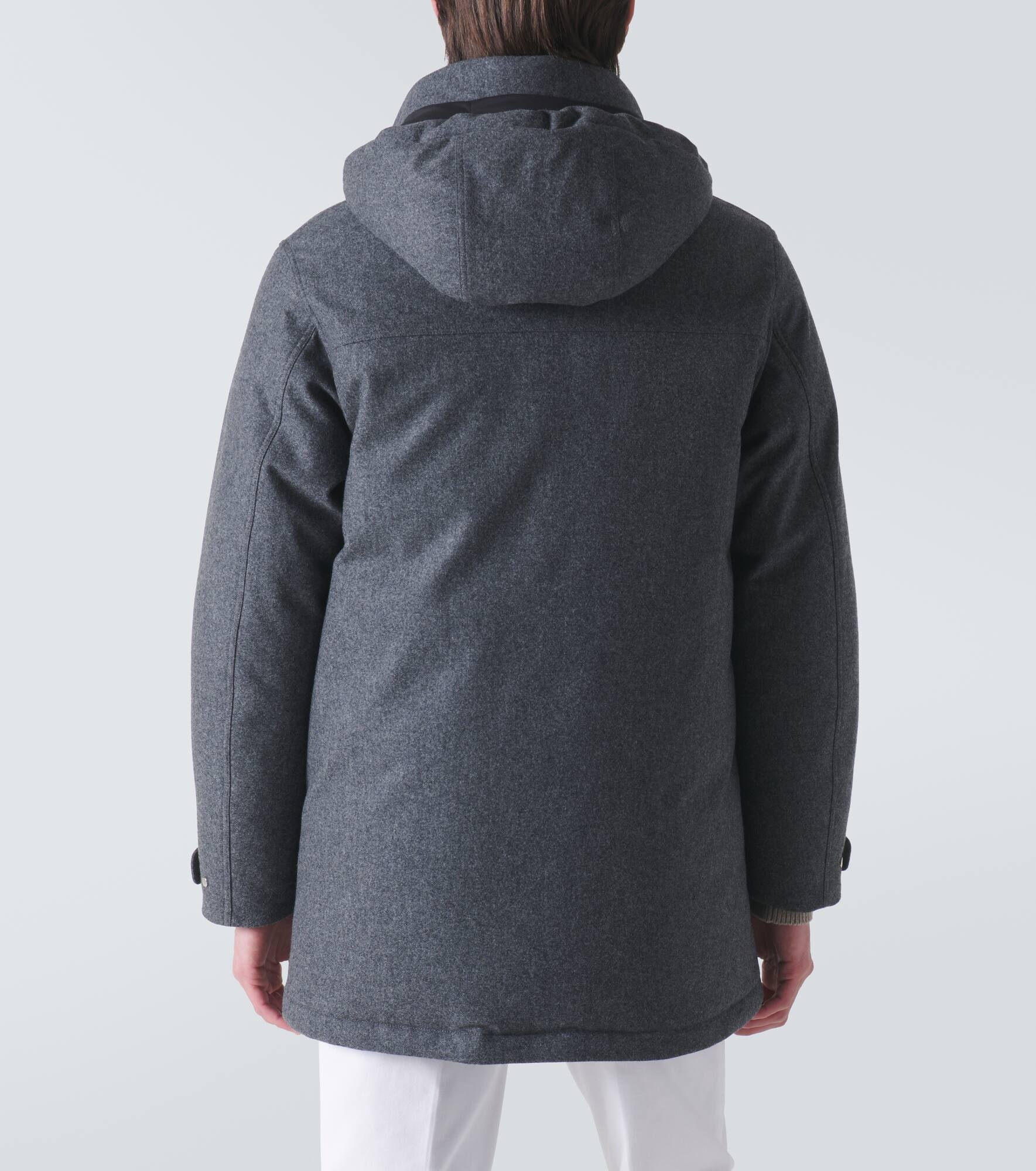 Wool down coat - 4