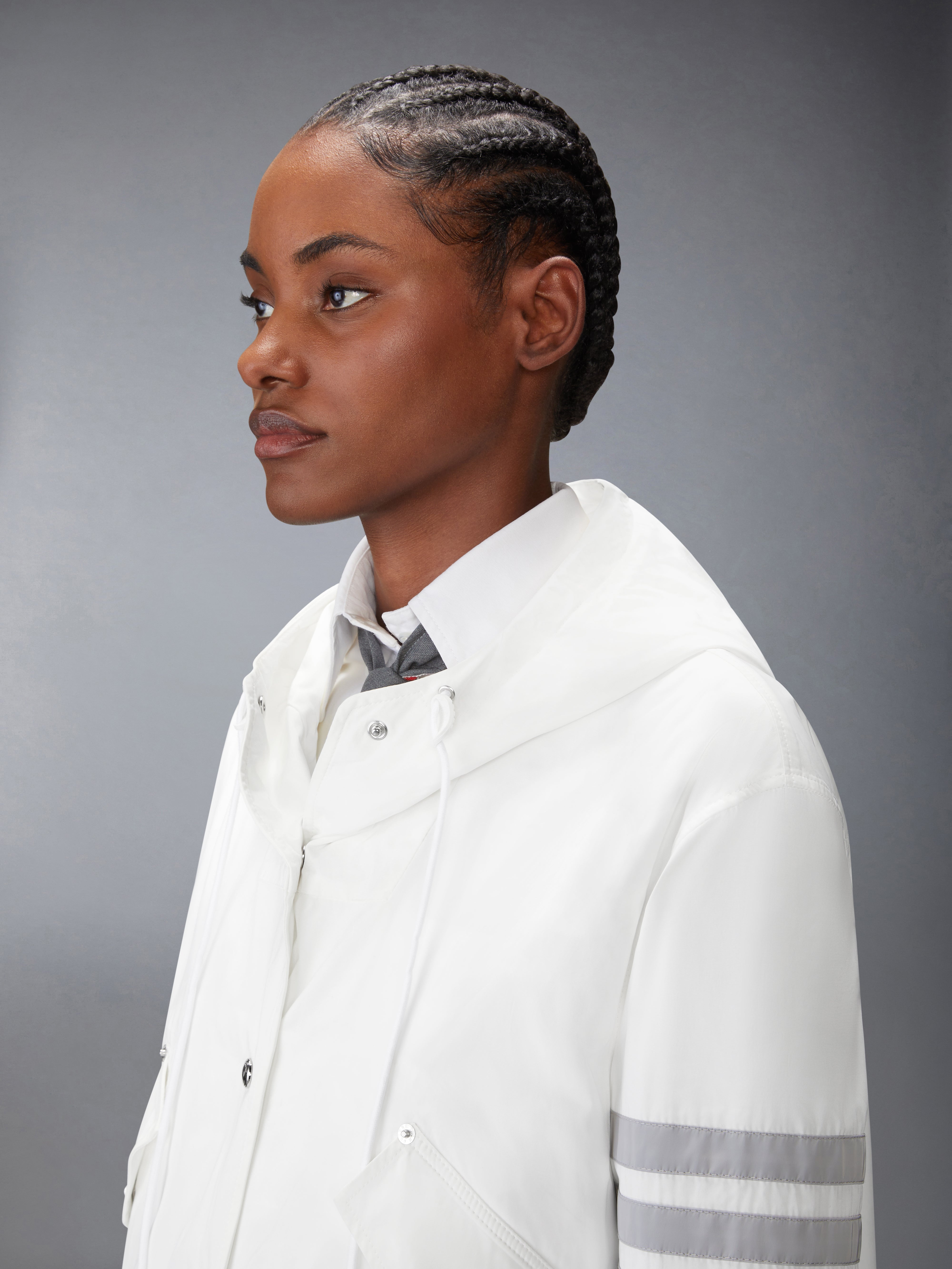 MEMORY TECH 4-BAR CROPPED ANORAK JACKET - 7