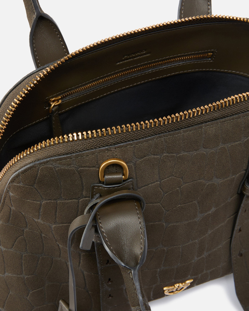 ESCAPE BAG SMALL HANDBAG IN CROCODILE-PRINT LEATHER 4