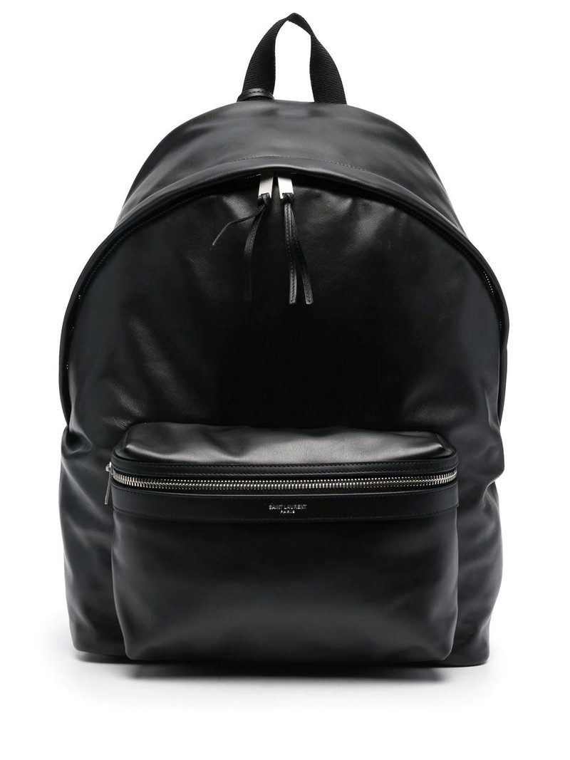 SAINT LAURENT City leather backpack outlook