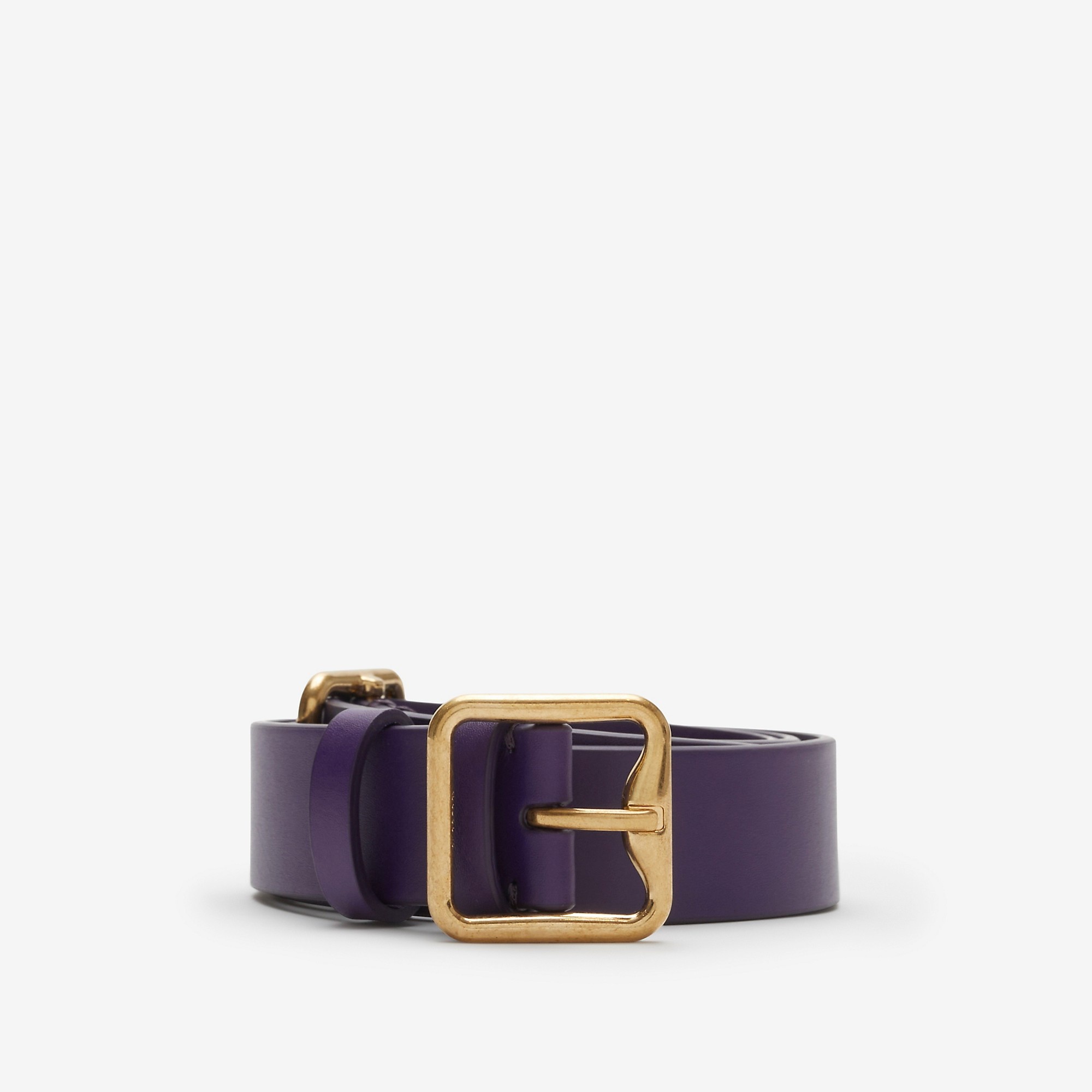 Leather Double B Buckle Belt - 1