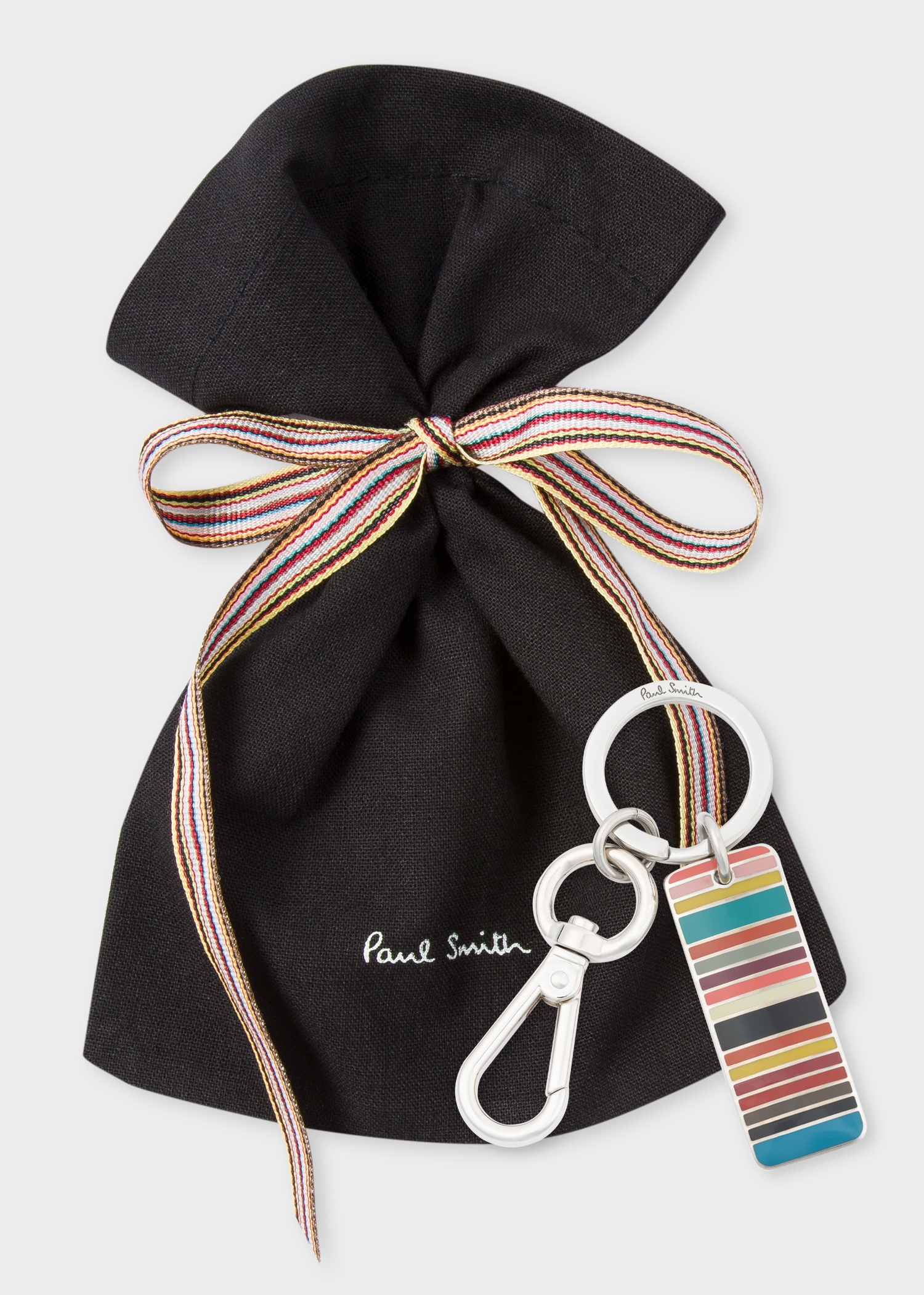 Men's 'Signature Stripe' Socks & Keyring Gift Set - 2