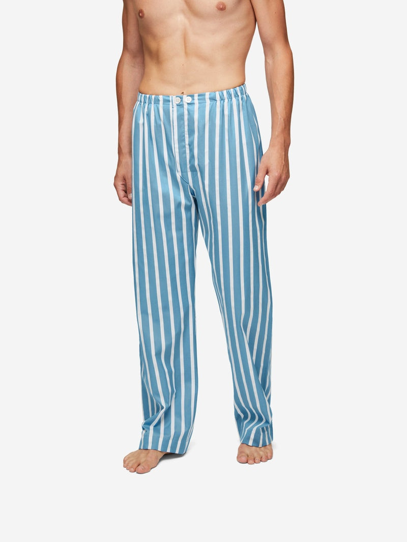 Men's Classic Fit Pyjamas Royal 219 Cotton Blue 5