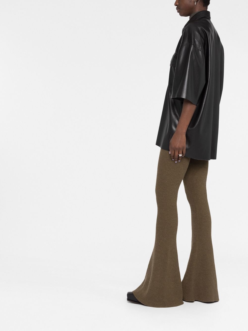 Roque faux-leather shirt - 6