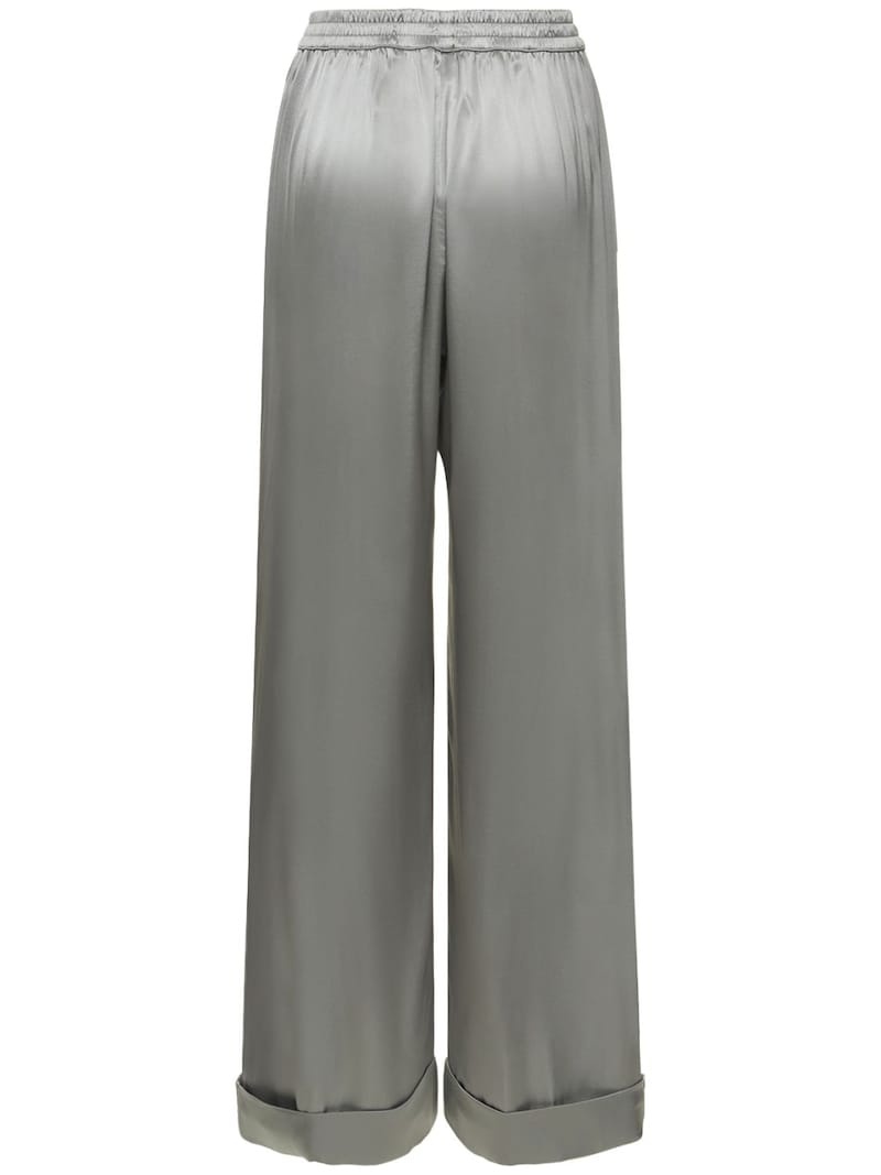 Silk satin stretch pajama pants - 5