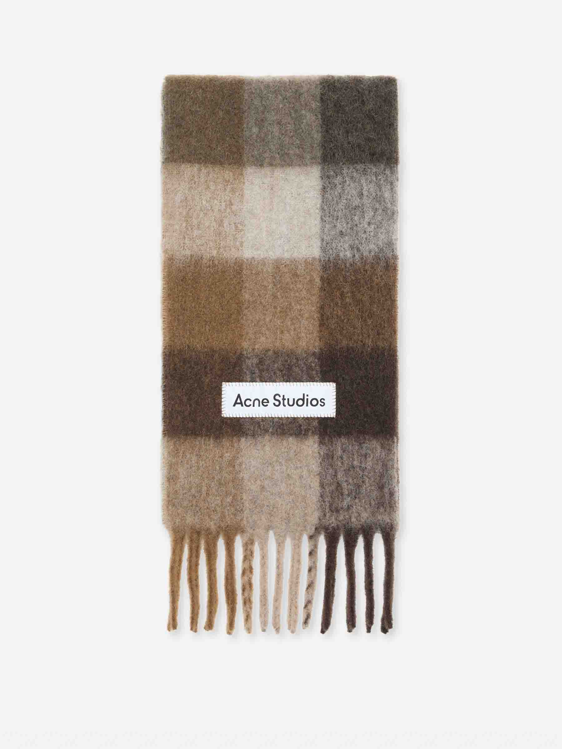 WOOL LOGO SCARF - 1