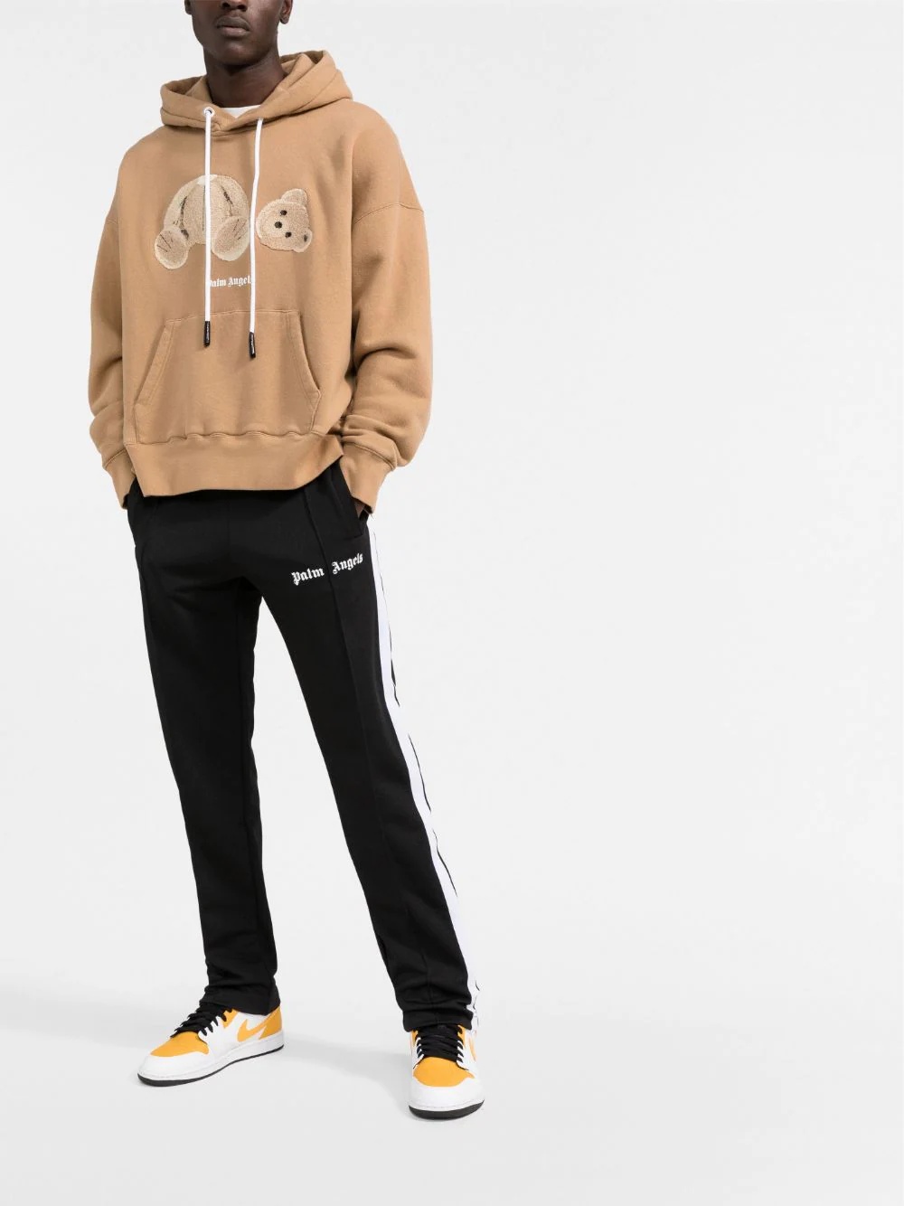 bear-print hoodie - 2