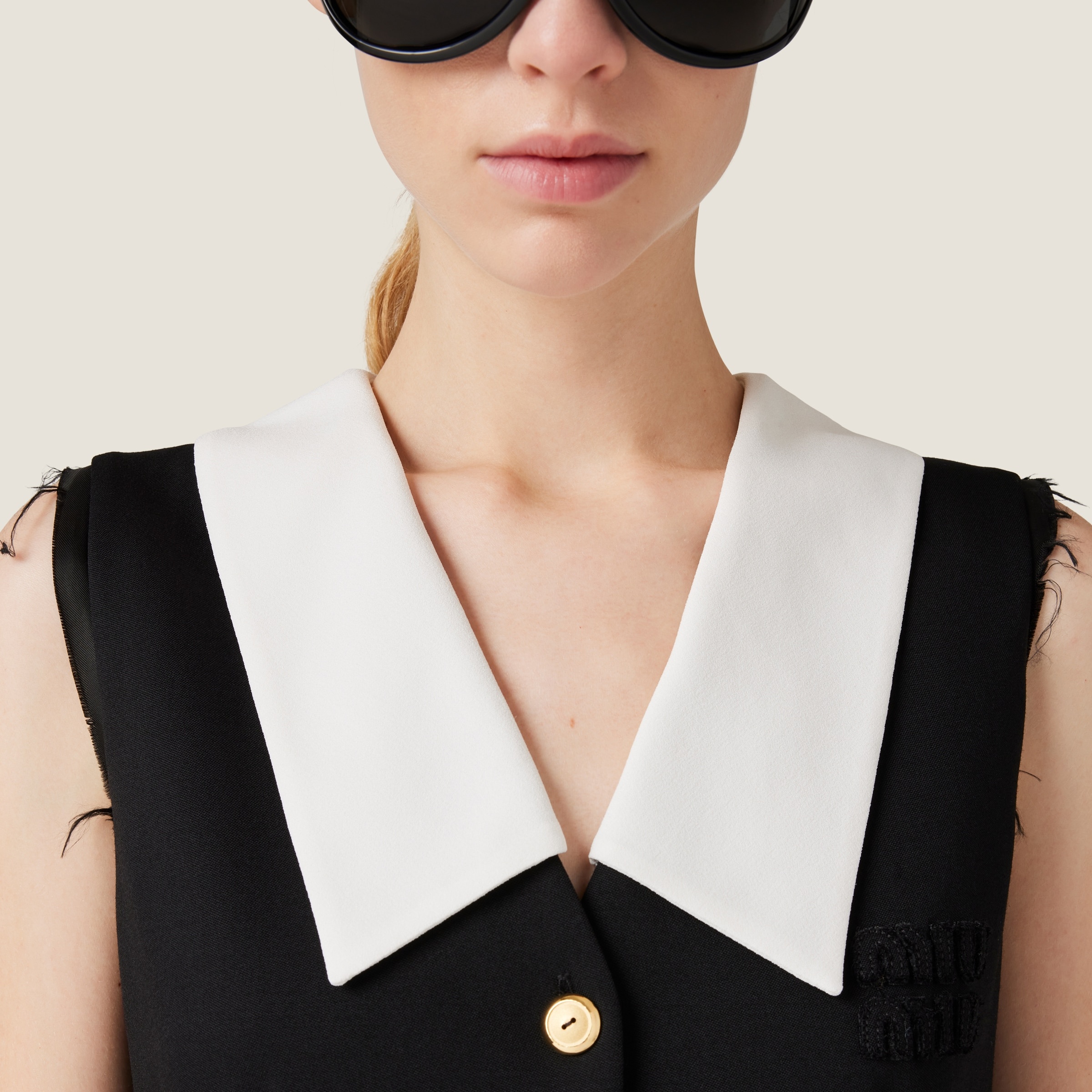 Grain de poudre wool mini-dress - 6