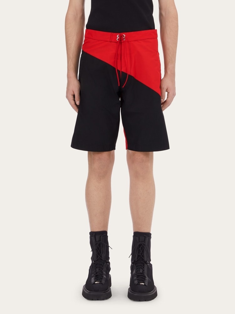 TWO TONE SWIMMING TRUNKS - 2