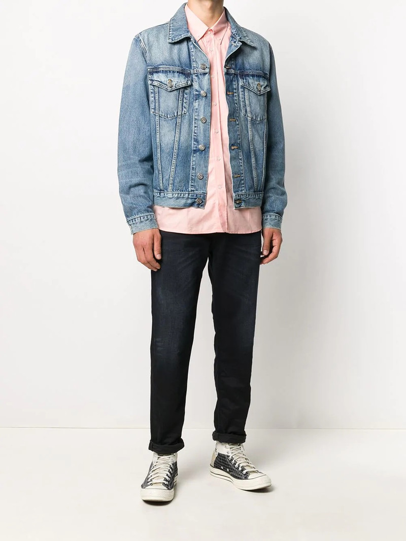 Diesel Mohawk patch oxford shirt outlook