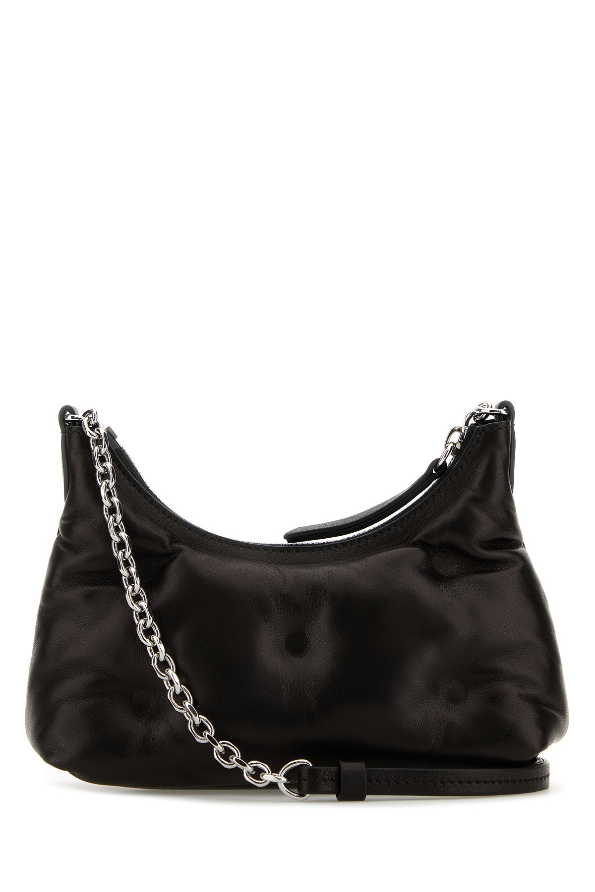 Black nappa leather micro Glam Slam Hobo shoulder bag - 3