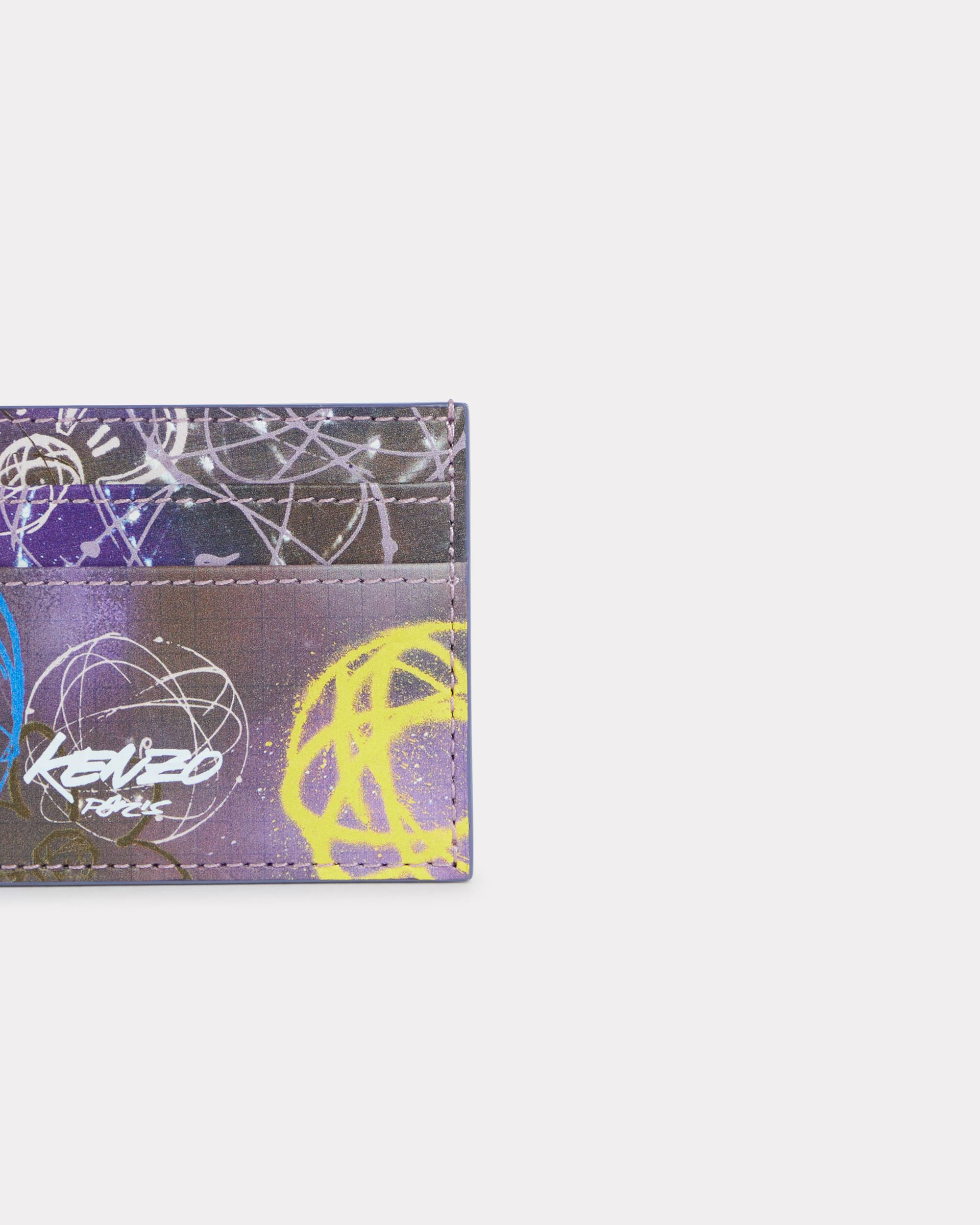 'Kenzo x Futura 2000' card holder 'Kenzo Paper' in leather - 3